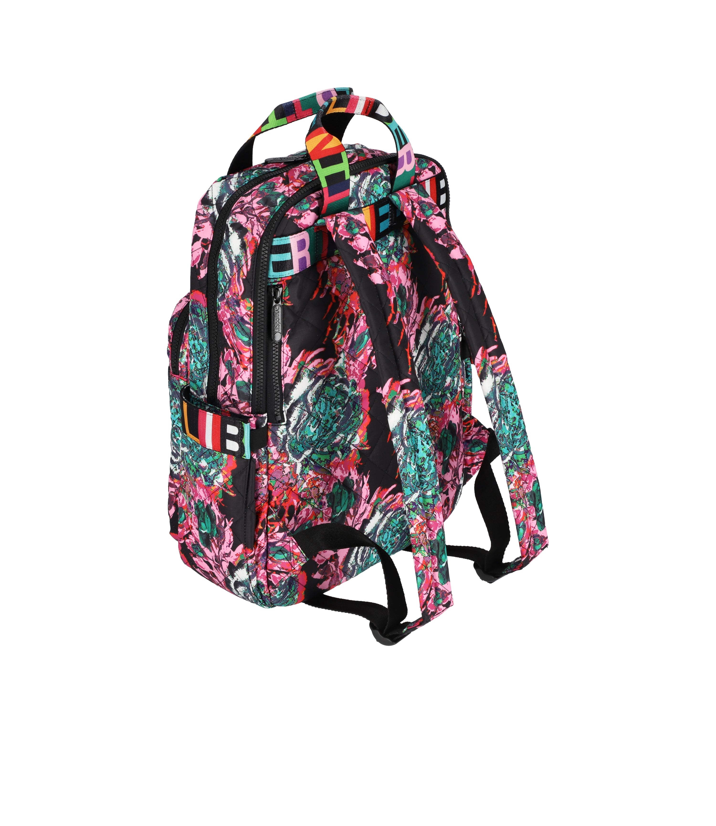 限定■LeSportsac×LIBERTINE■FLAP CLUTCHLLピンクフラワー Small Convertible Hobo - LeSportsac x Libertine Pink Flower