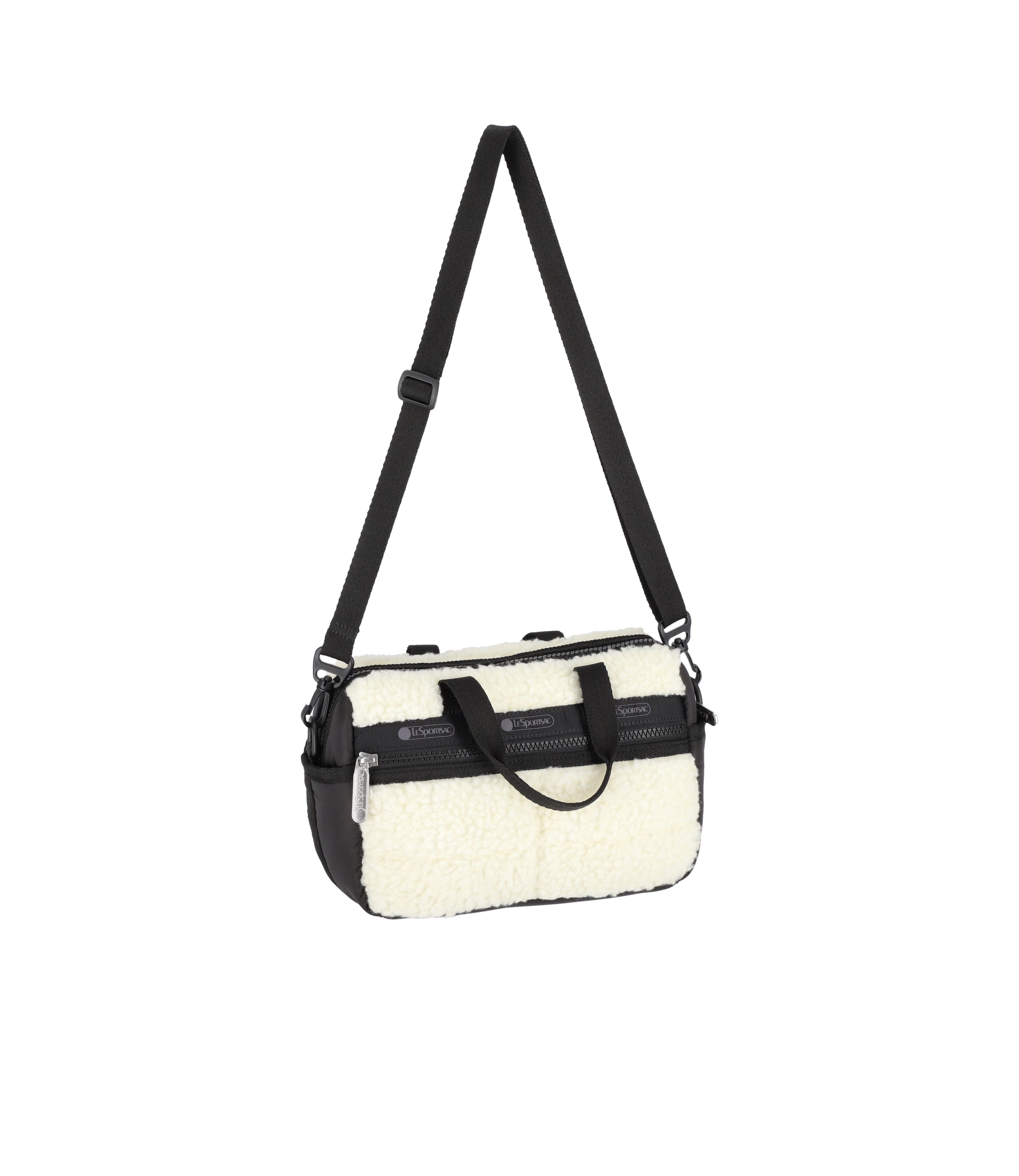 Puffy Sherpa Mini Duffel - Cream Sherpa – LeSportsac