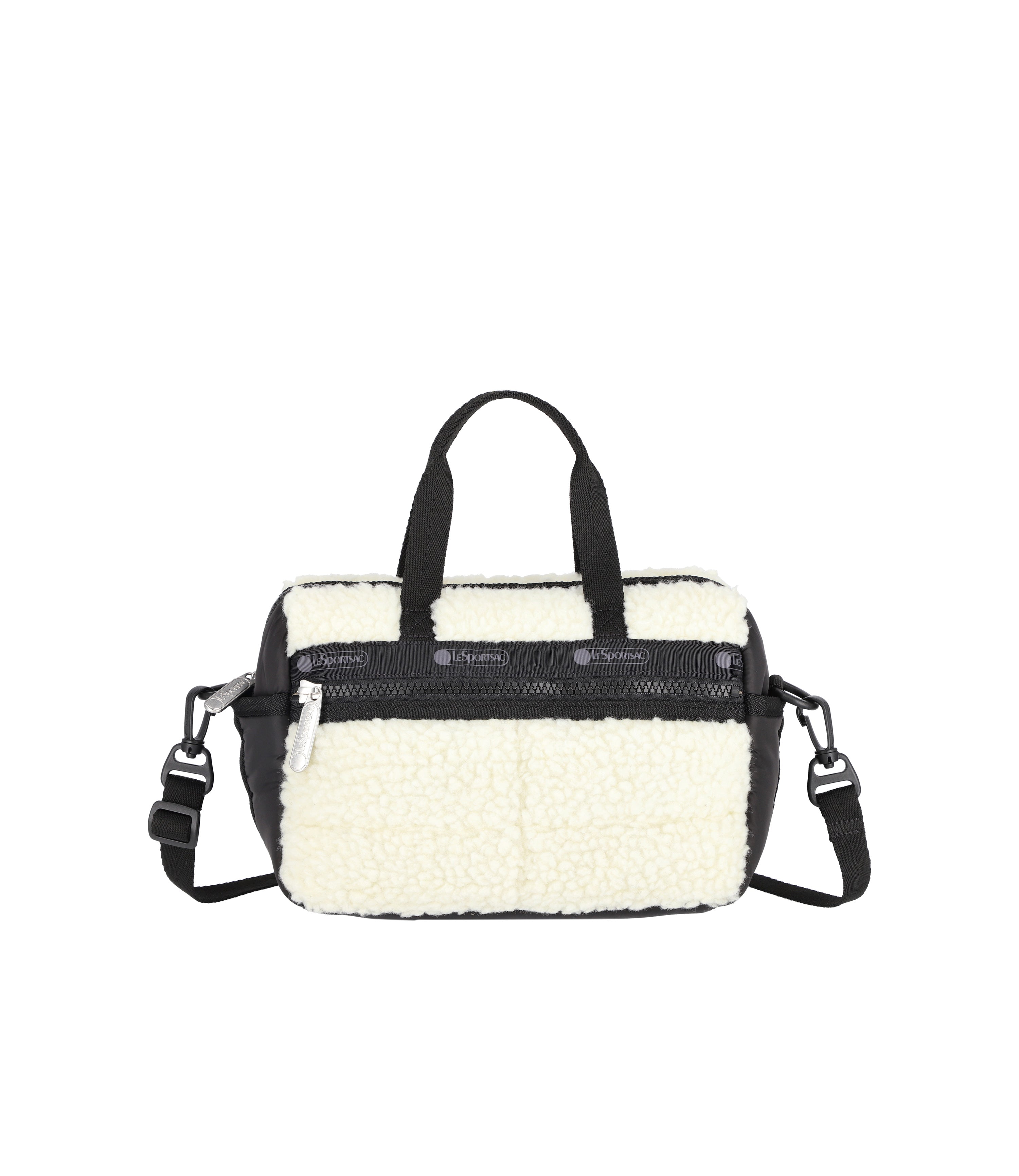 Puffy Sherpa Mini Duffel - Cream Sherpa – LeSportsac