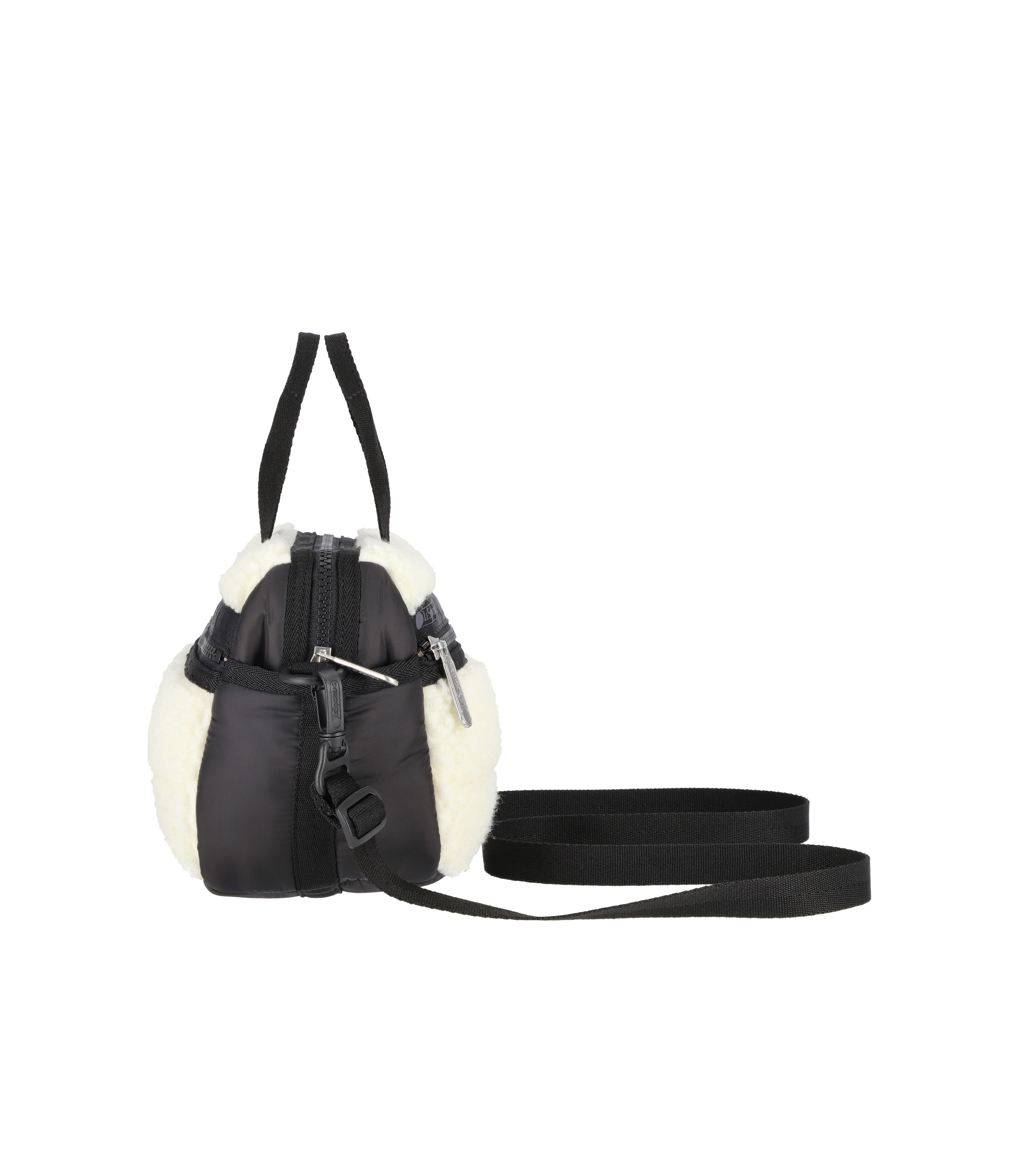 ★TOUT Y EST★ Cream Vegan Sherpa Puppy Mini Duffel Bag 4080 Puffy Sherpa Mini Duffel - Cream Sherpa – LeSportsac