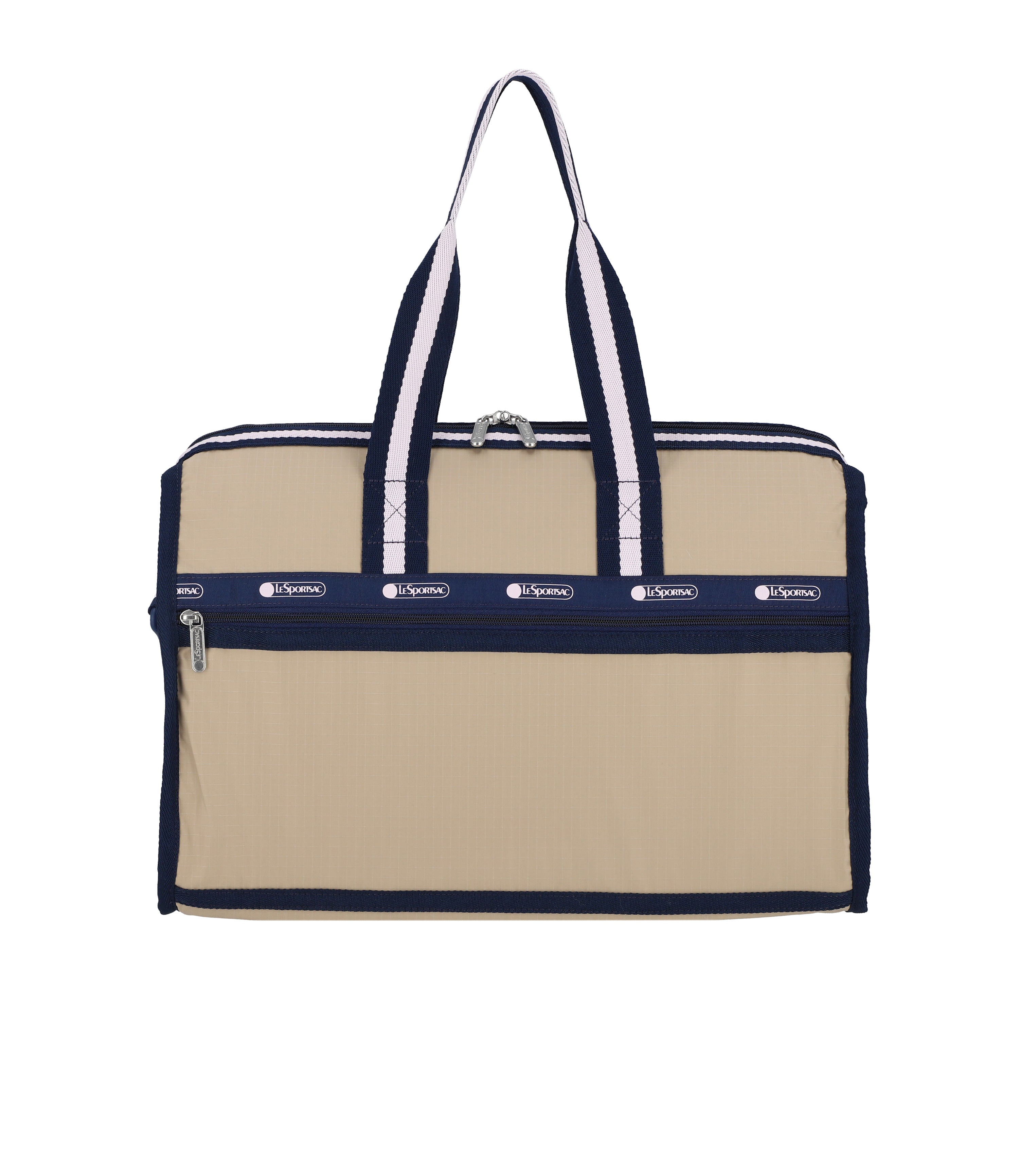 Deluxe Medium Weekender - Spectator Bone/Navy – LeSportsac