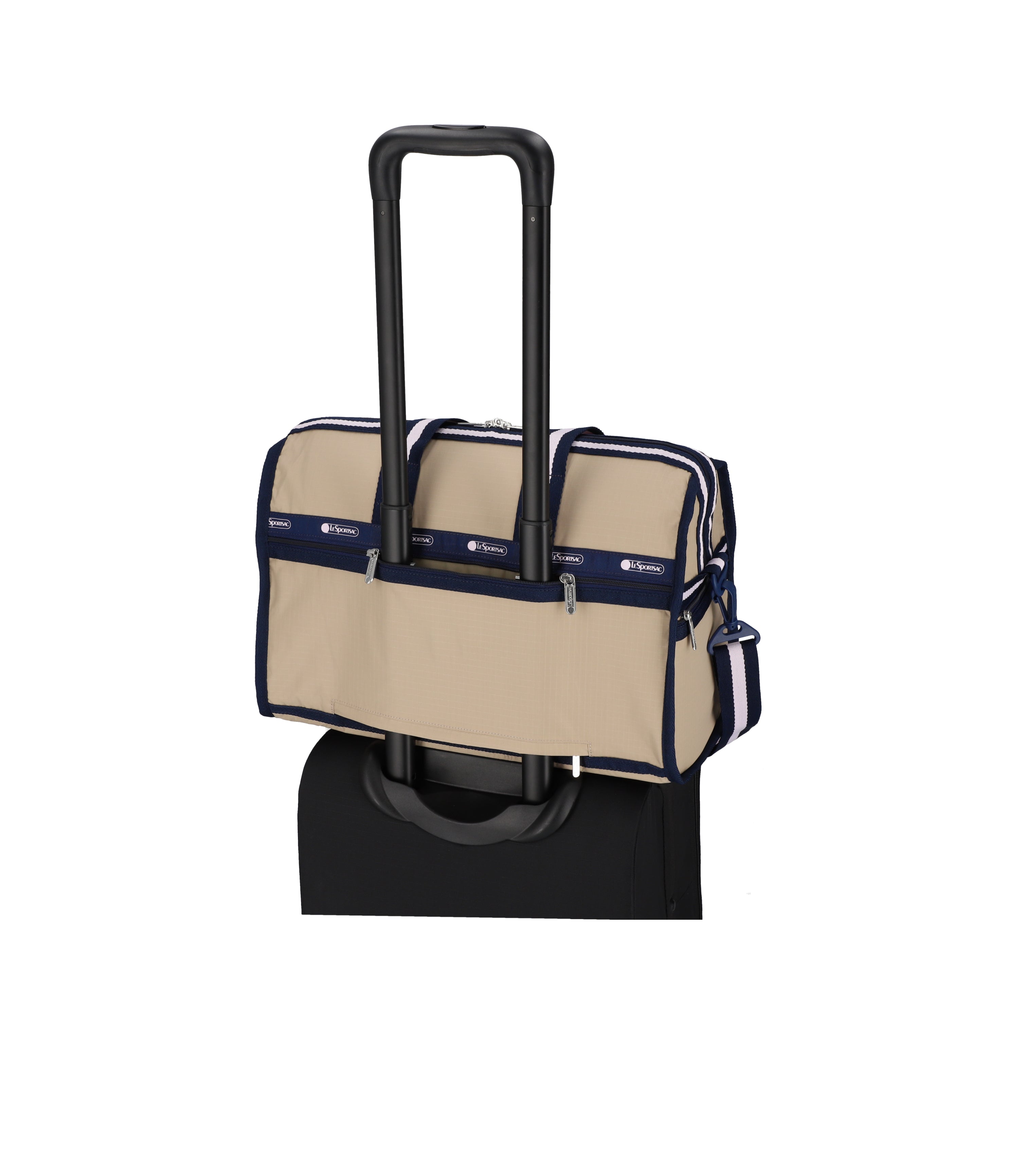 Deluxe Medium Weekender - Spectator Bone/Navy – LeSportsac