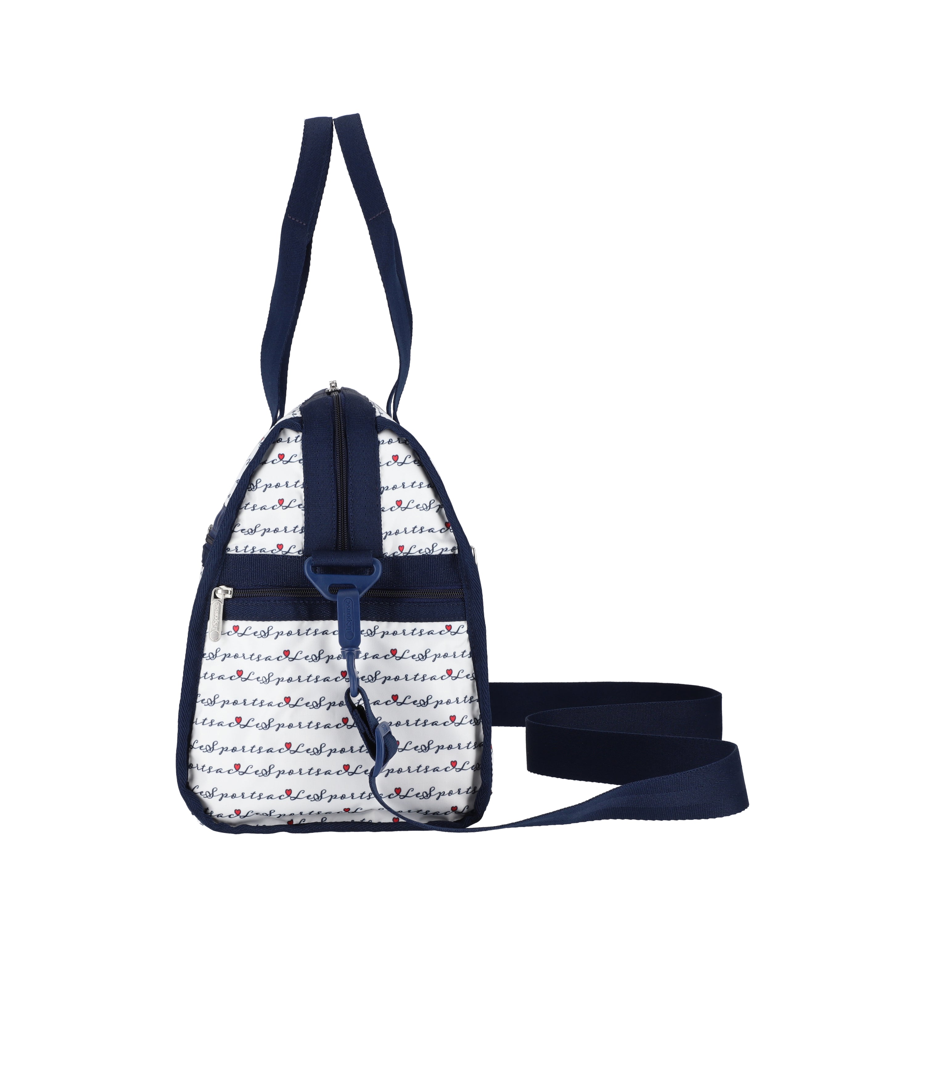 Deluxe Medium Weekender - Marine Logo Border print – LeSportsac