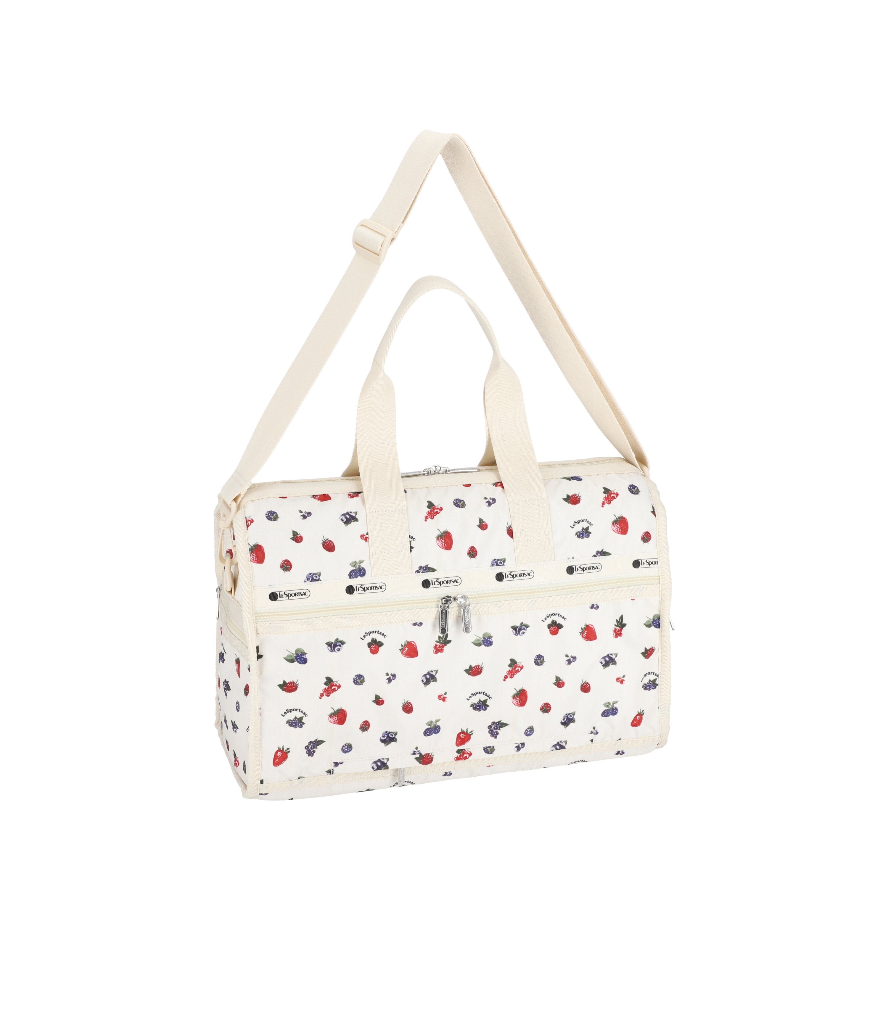 Deluxe Medium Weekender - Berry Mellow print – LeSportsac
