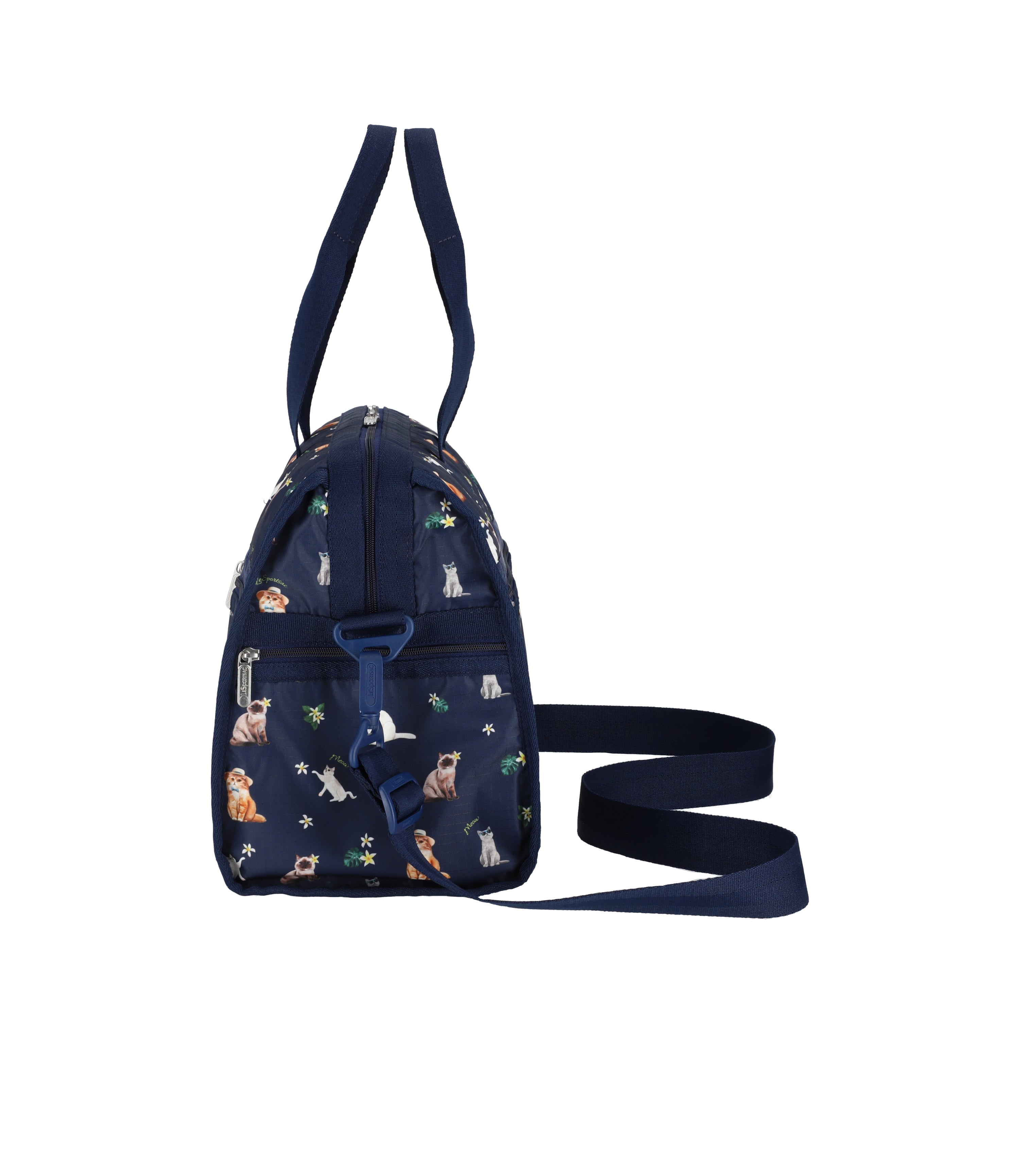Deluxe Medium Weekender - Tropical Meow Cat print – LeSportsac