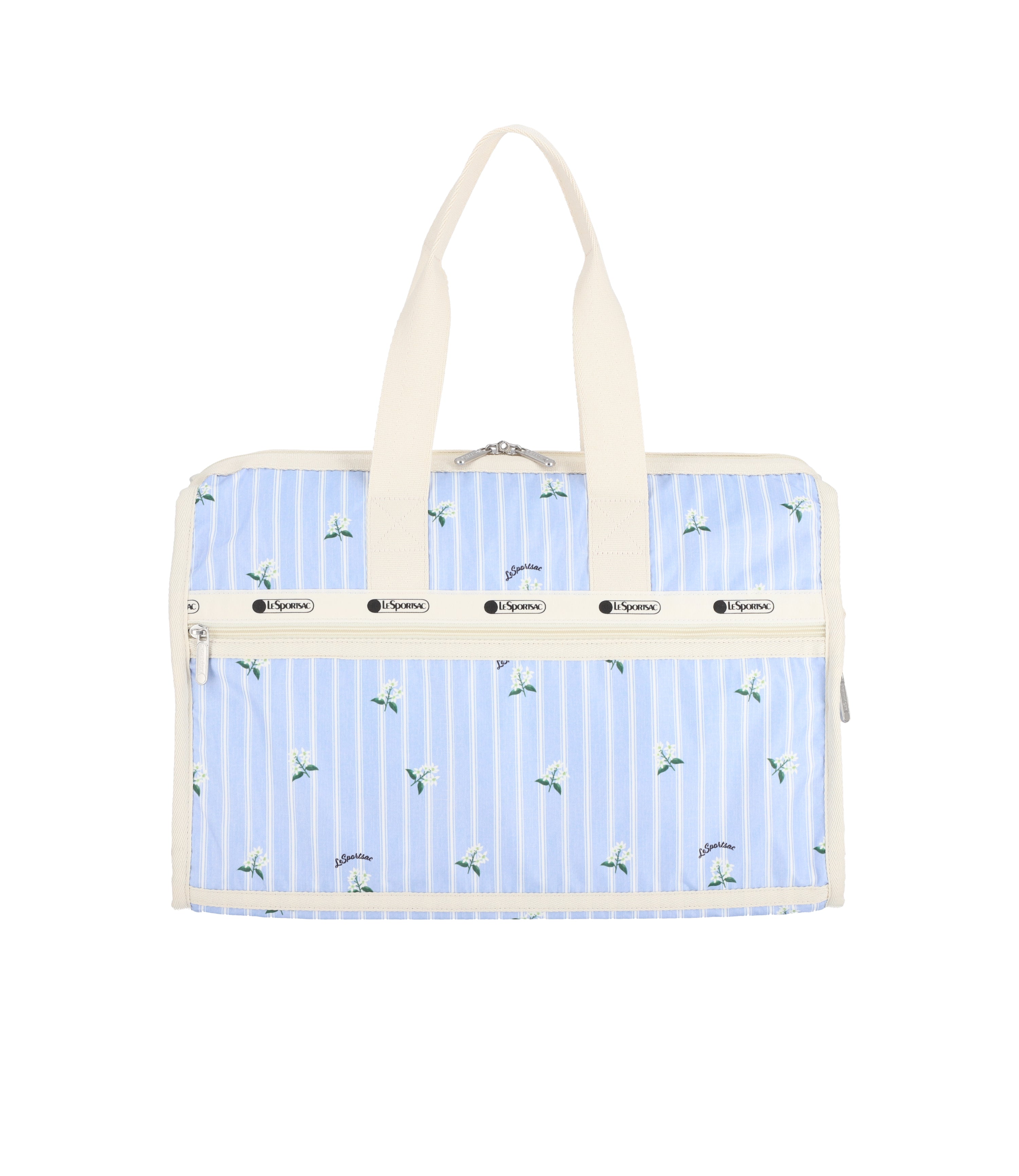 Deluxe Medium Weekender - Jasmine Stripe print – LeSportsac