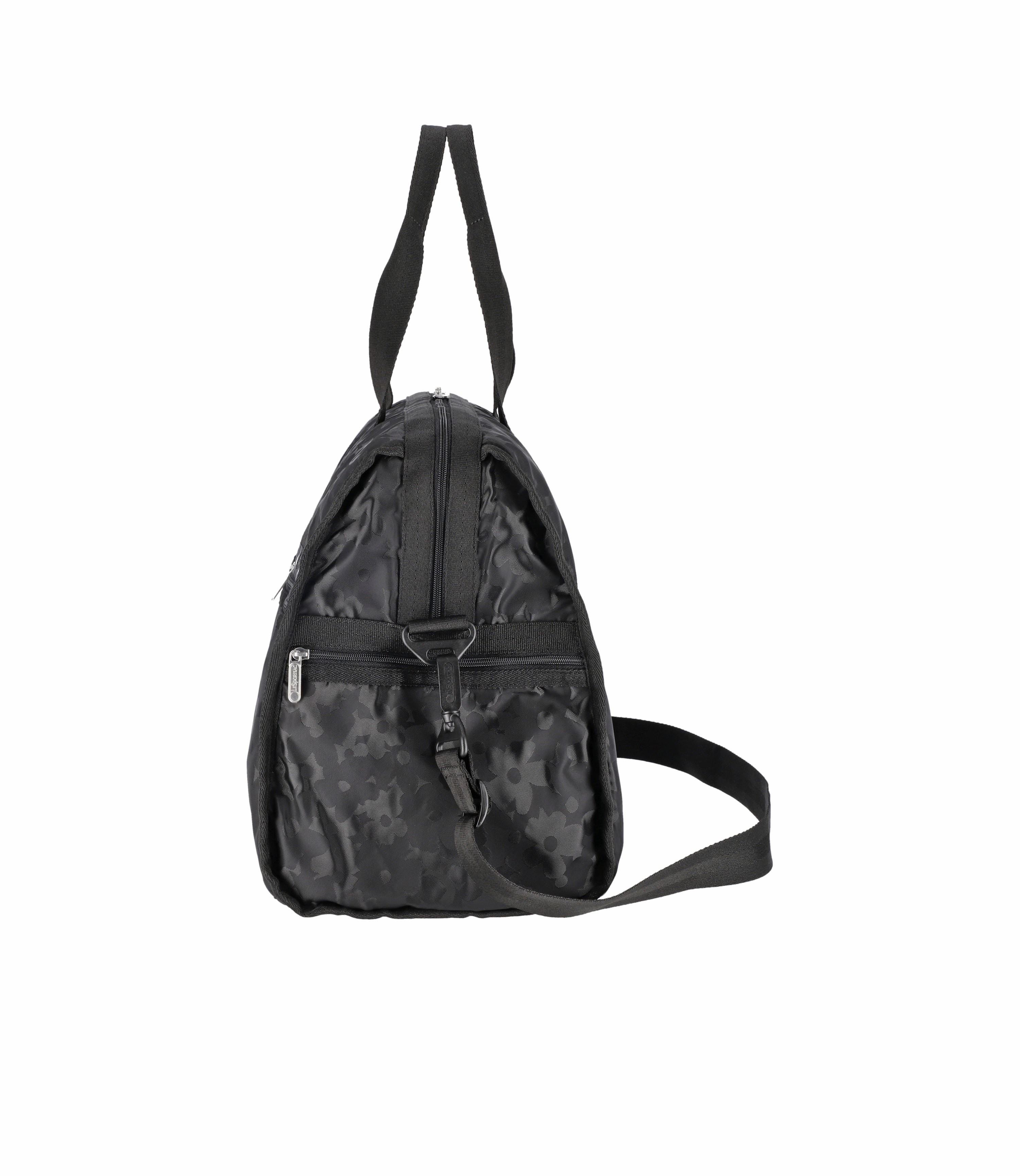 Deluxe Large Weekender - Black Floral Jacquard – LeSportsac