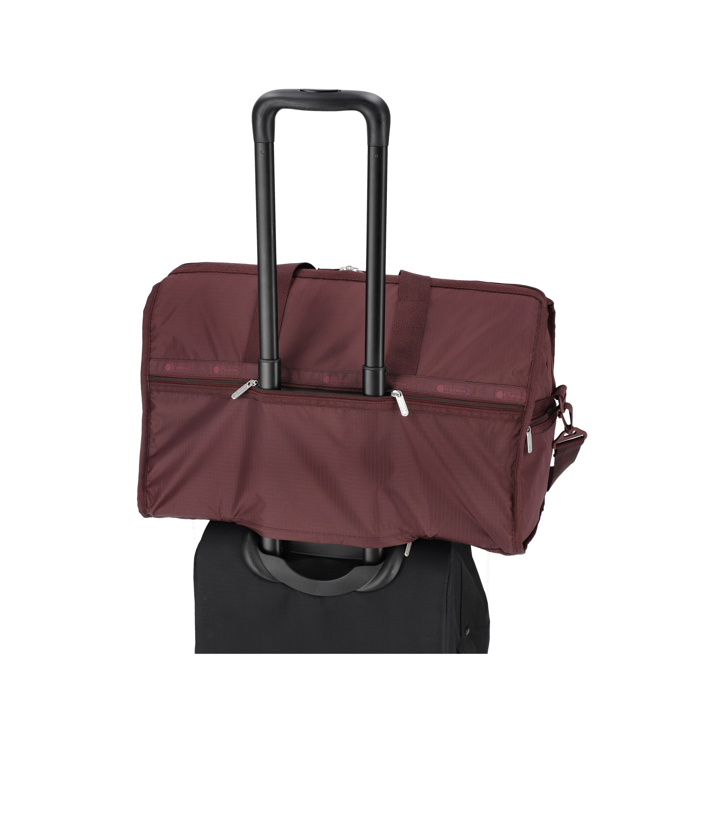 Deluxe Large Weekender - Deep Cherry solid – LeSportsac
