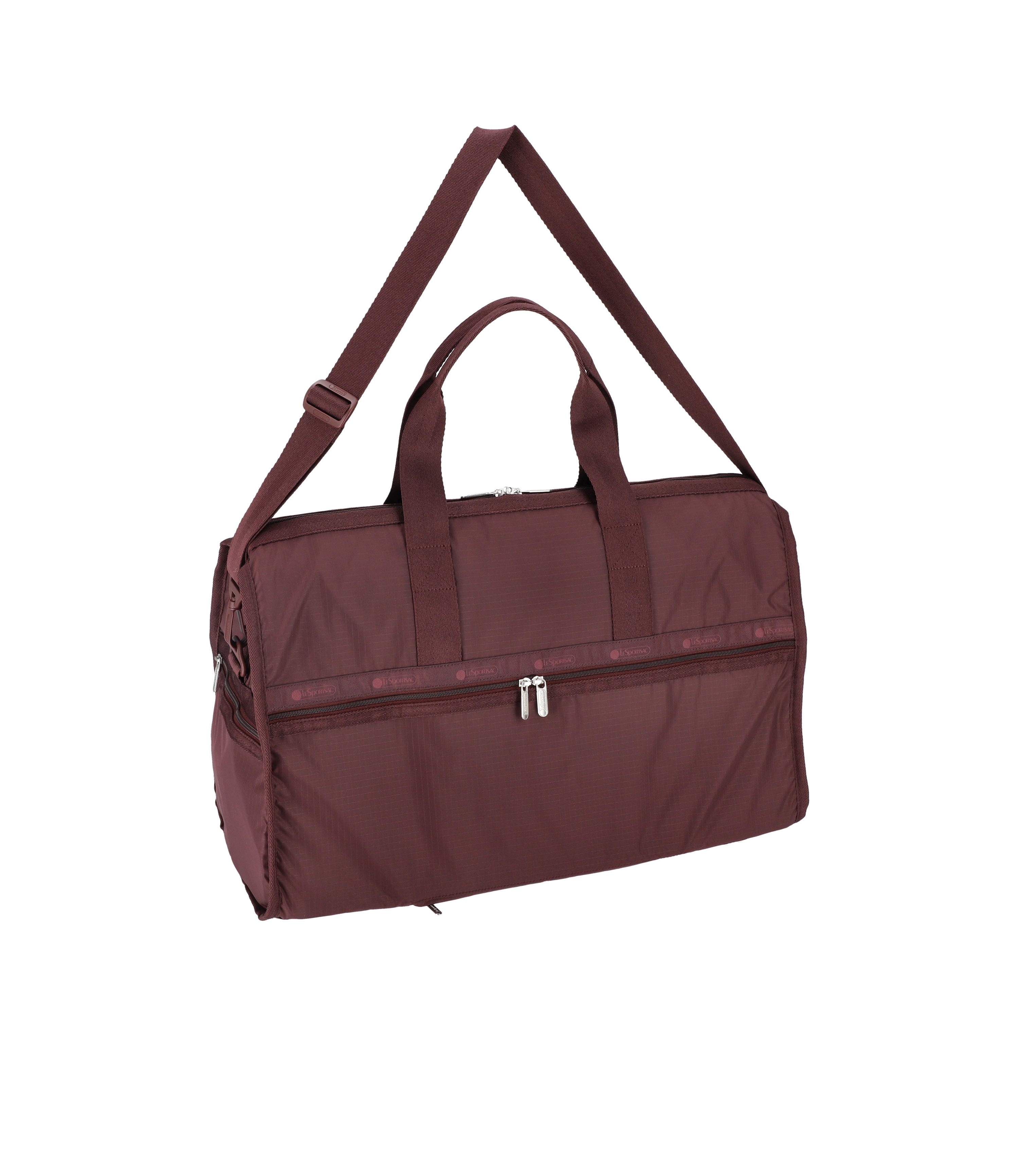 Deluxe Large Weekender - Deep Cherry solid – LeSportsac