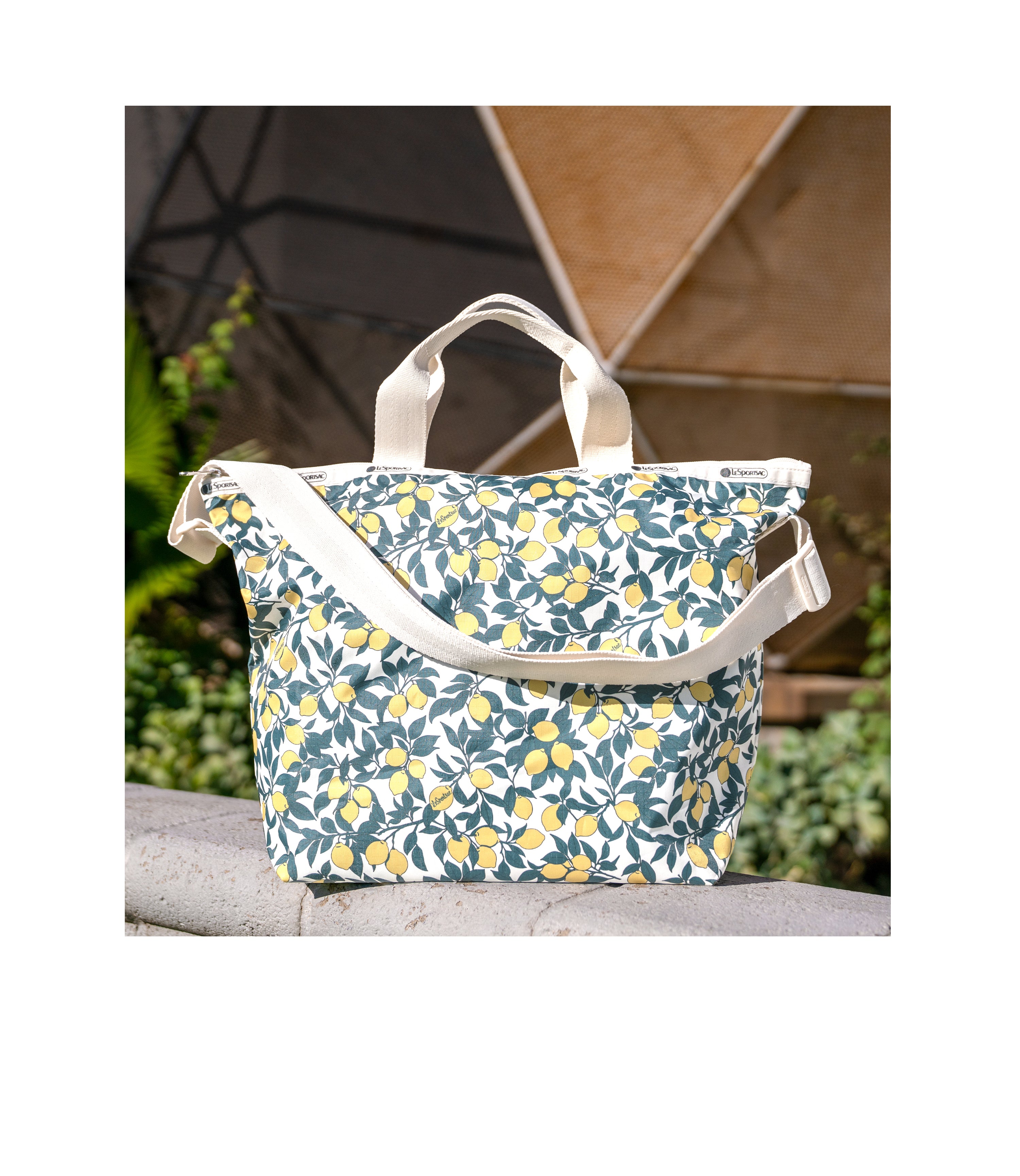 Deluxe Easy Carry Tote - Lemon Orchard print – LeSportsac