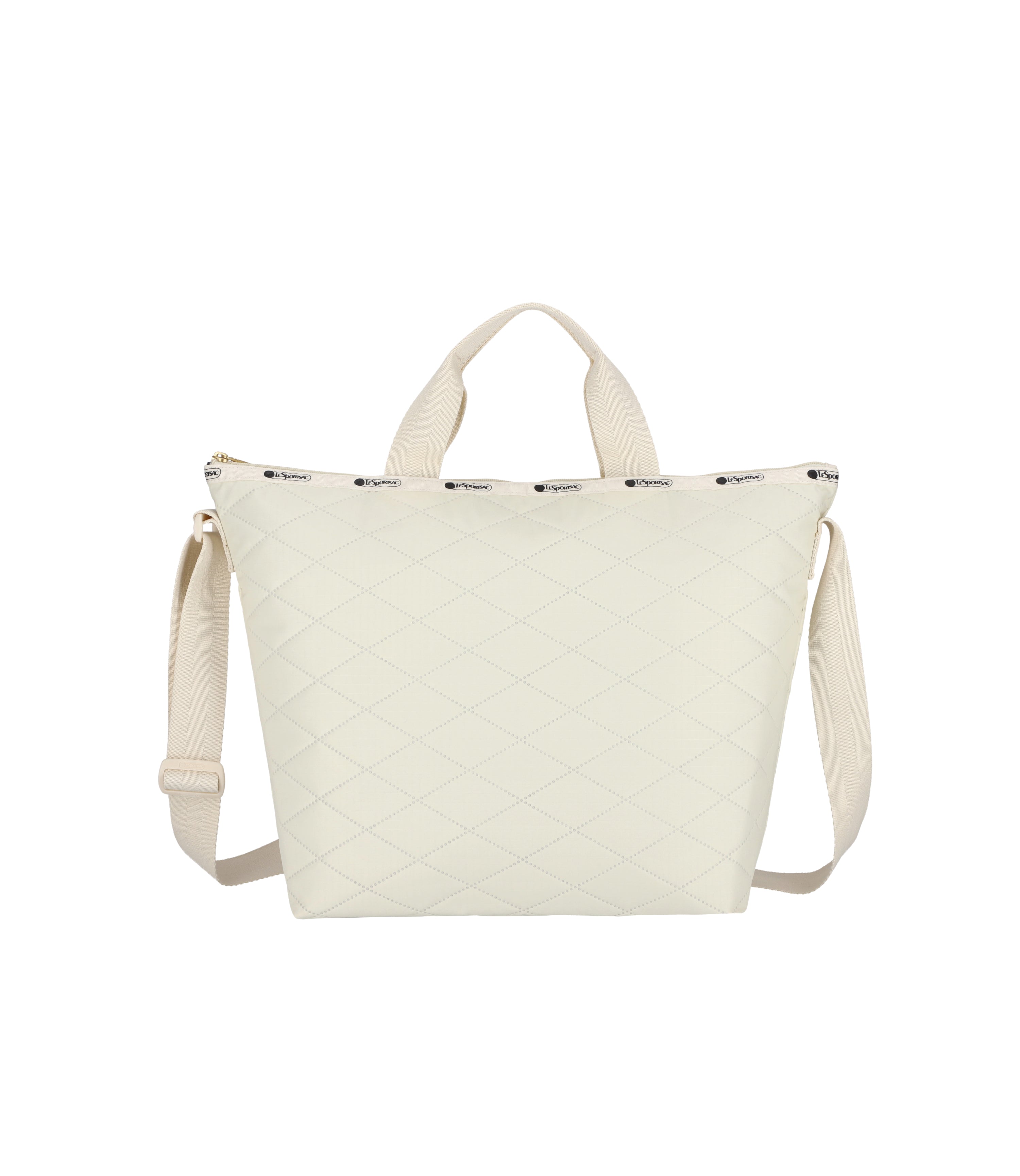 Deluxe Easy Carry Tote Sandbar Cross Deboss LeSportsac