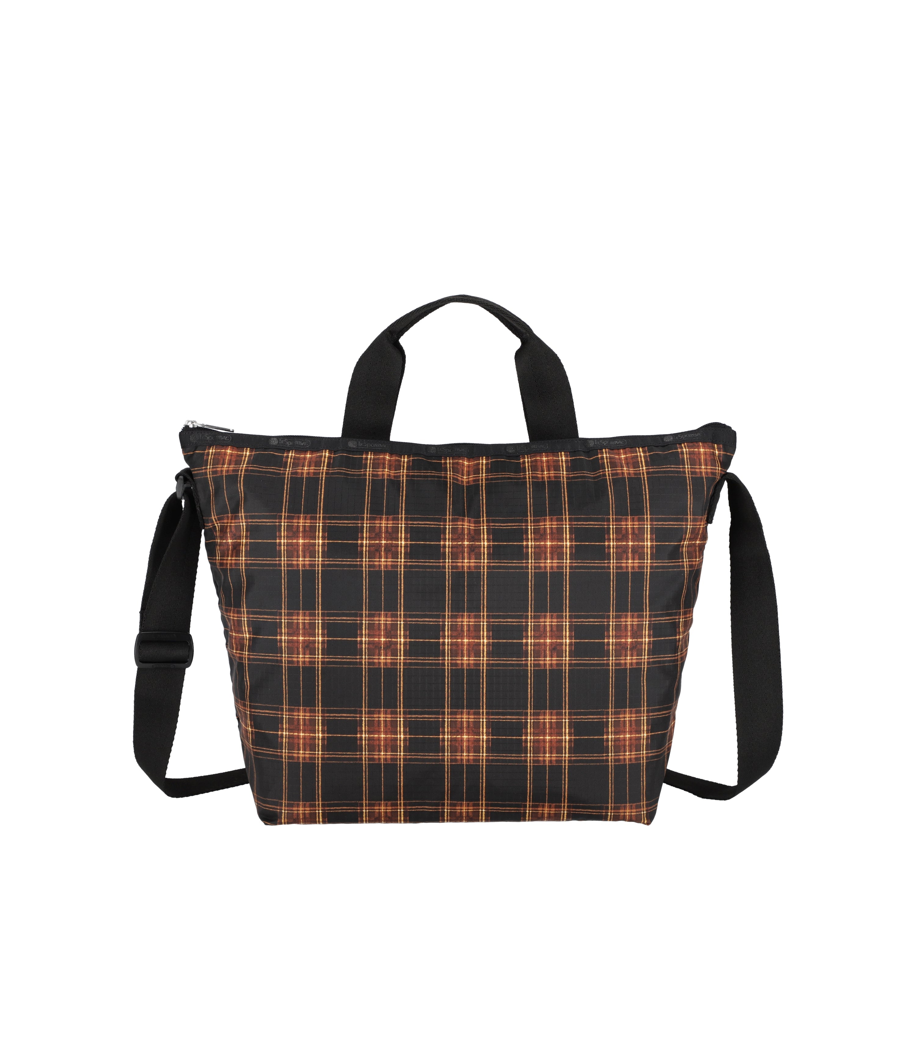 Deluxe Easy Carry Tote - Cozy Tartan print – LeSportsac