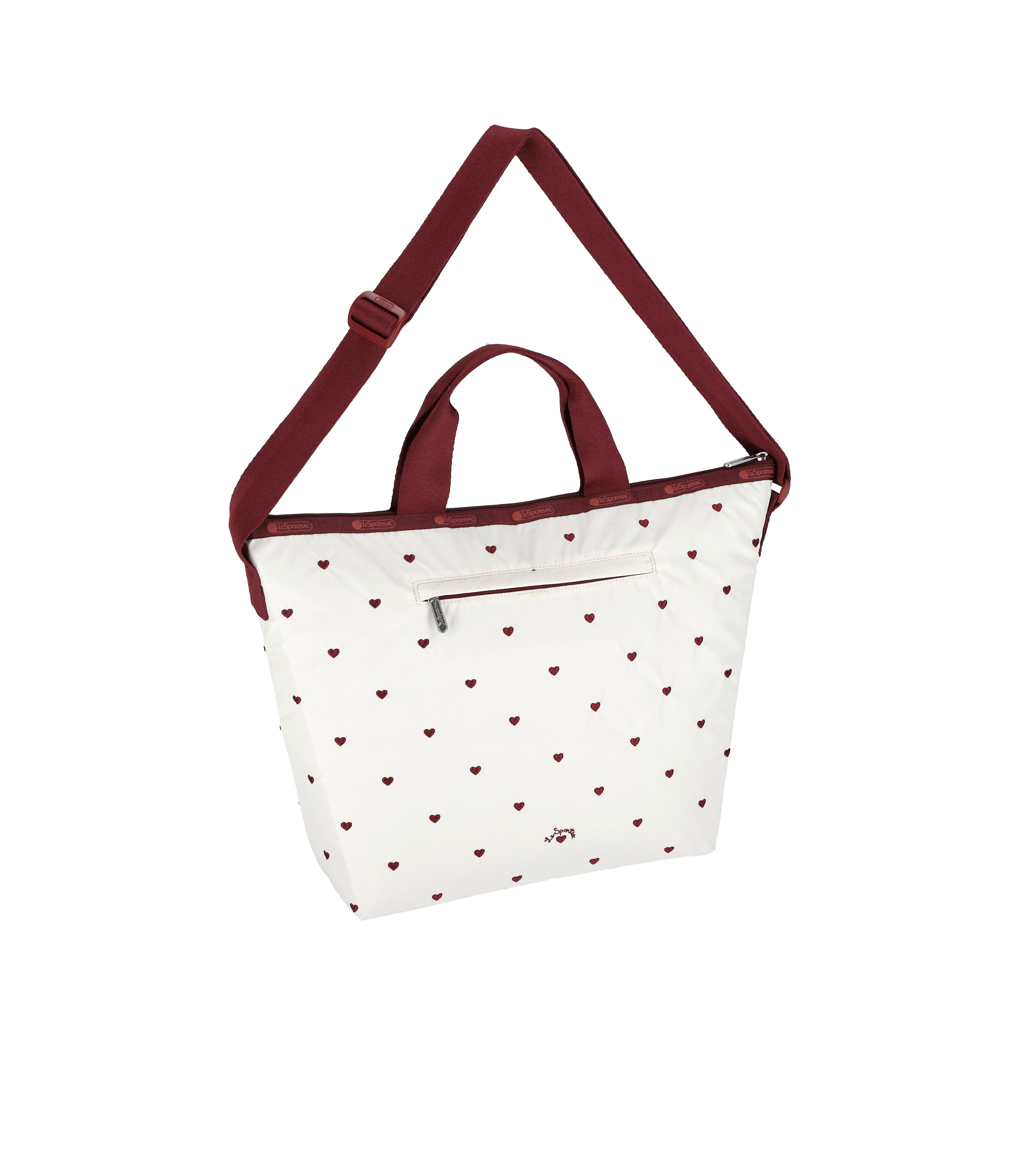 Deluxe Easy Carry Tote - Berry Heart Embroidery – LeSportsac