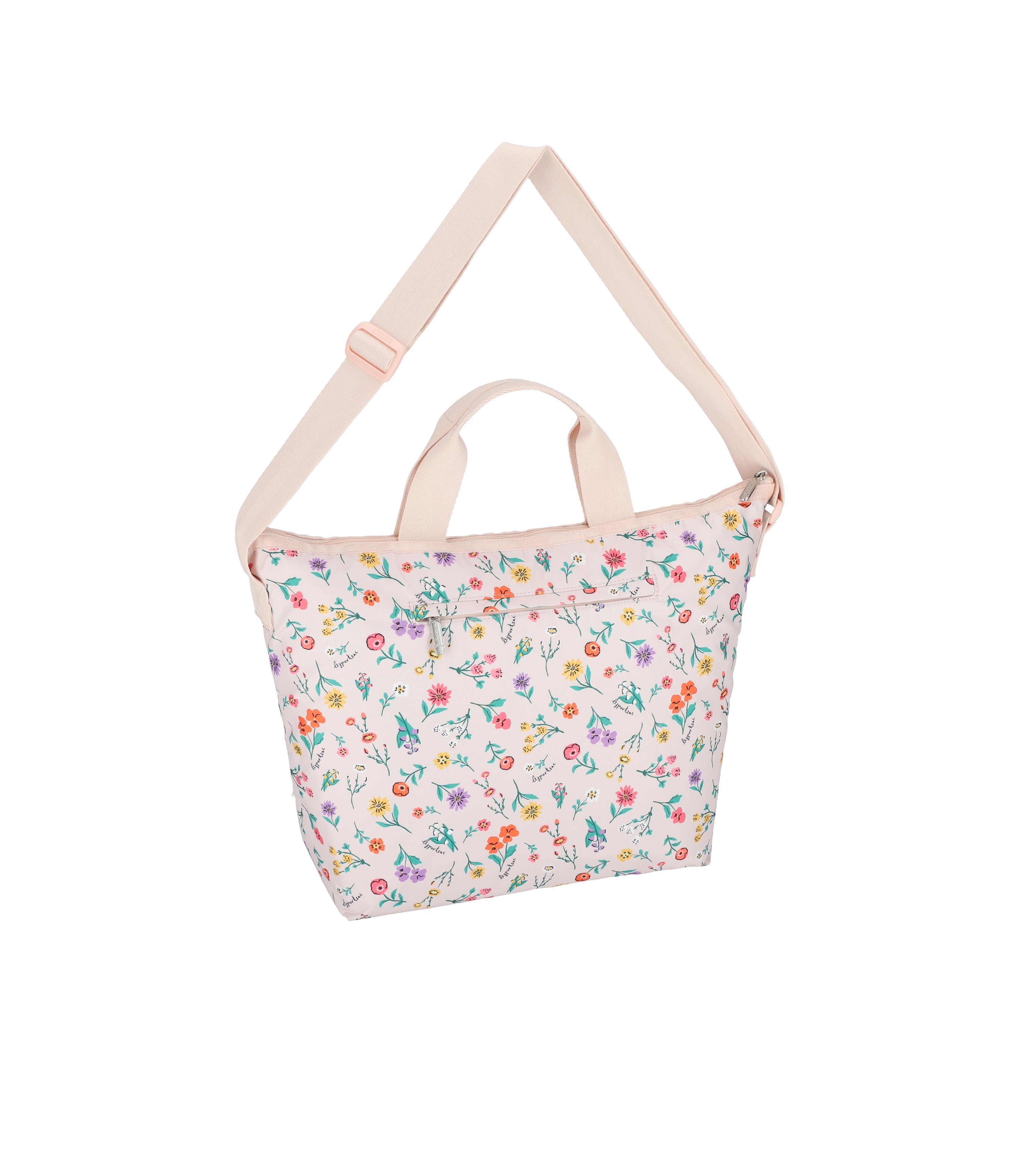 ★LeSportsac★ Thunder Deluxe Easy Carry Tote Bag 4360R112 Deluxe Easy Carry Tote - Floral Plaid print – LeSportsac