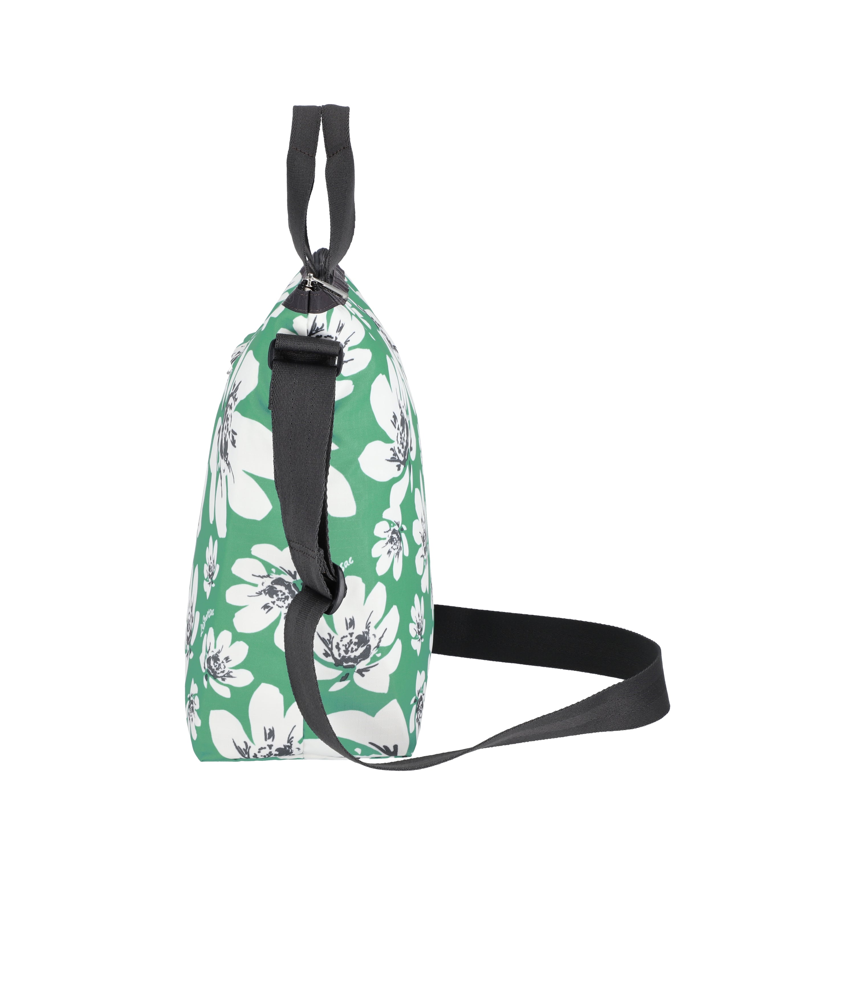 Deluxe Easy Carry Tote - Tropical Garden Green print