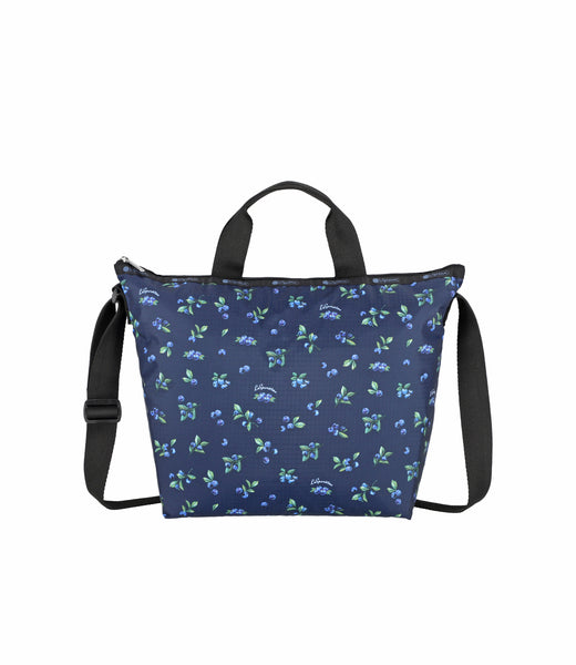 Deluxe Easy Carry Tote - Very Berry Blue print – LeSportsac