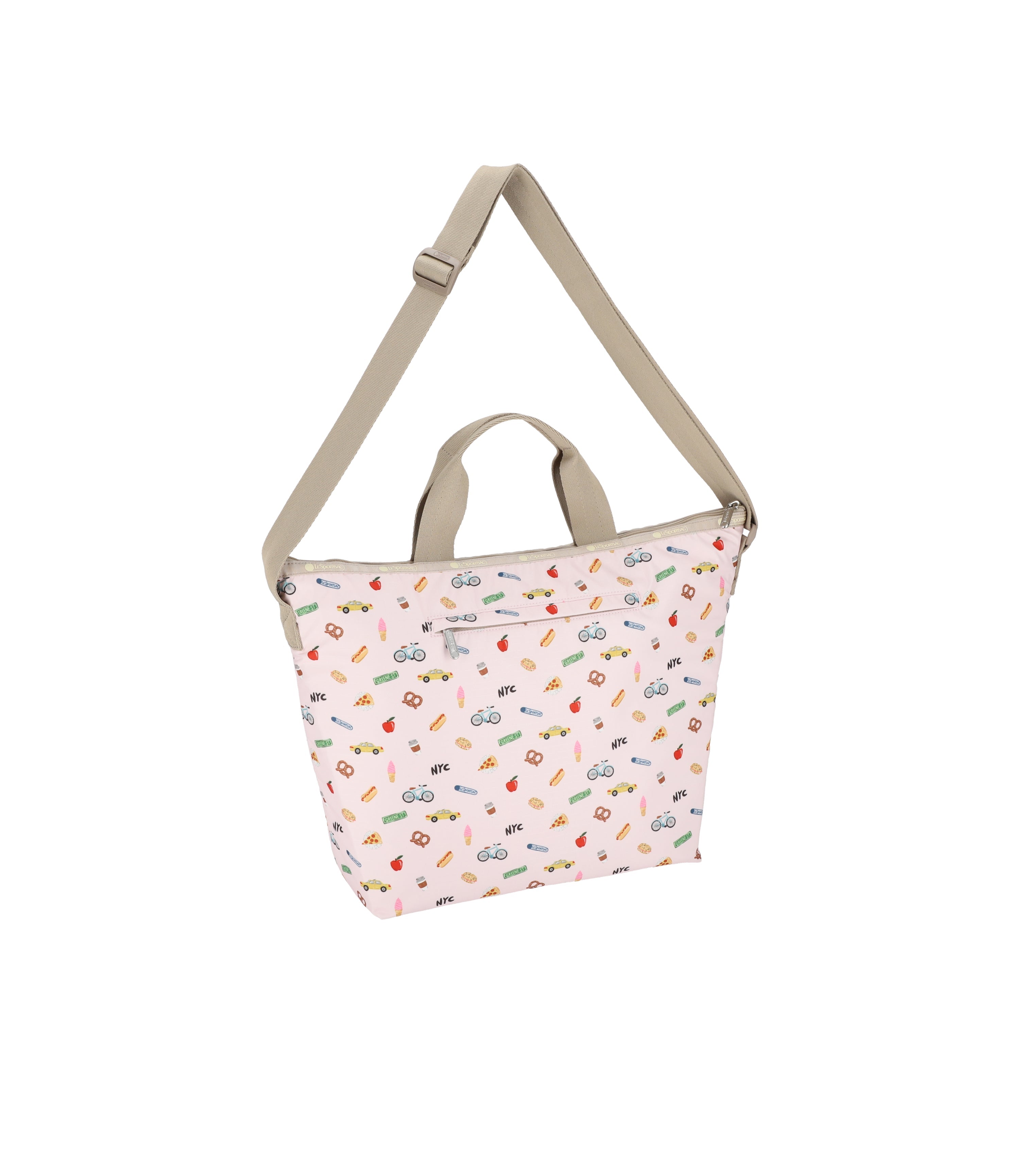 Deluxe Easy Carry Tote - NYC Icons Pink print – LeSportsac