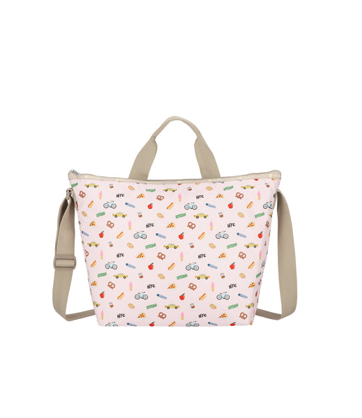 Deluxe Easy Carry Tote - NYC Icons Pink print – LeSportsac