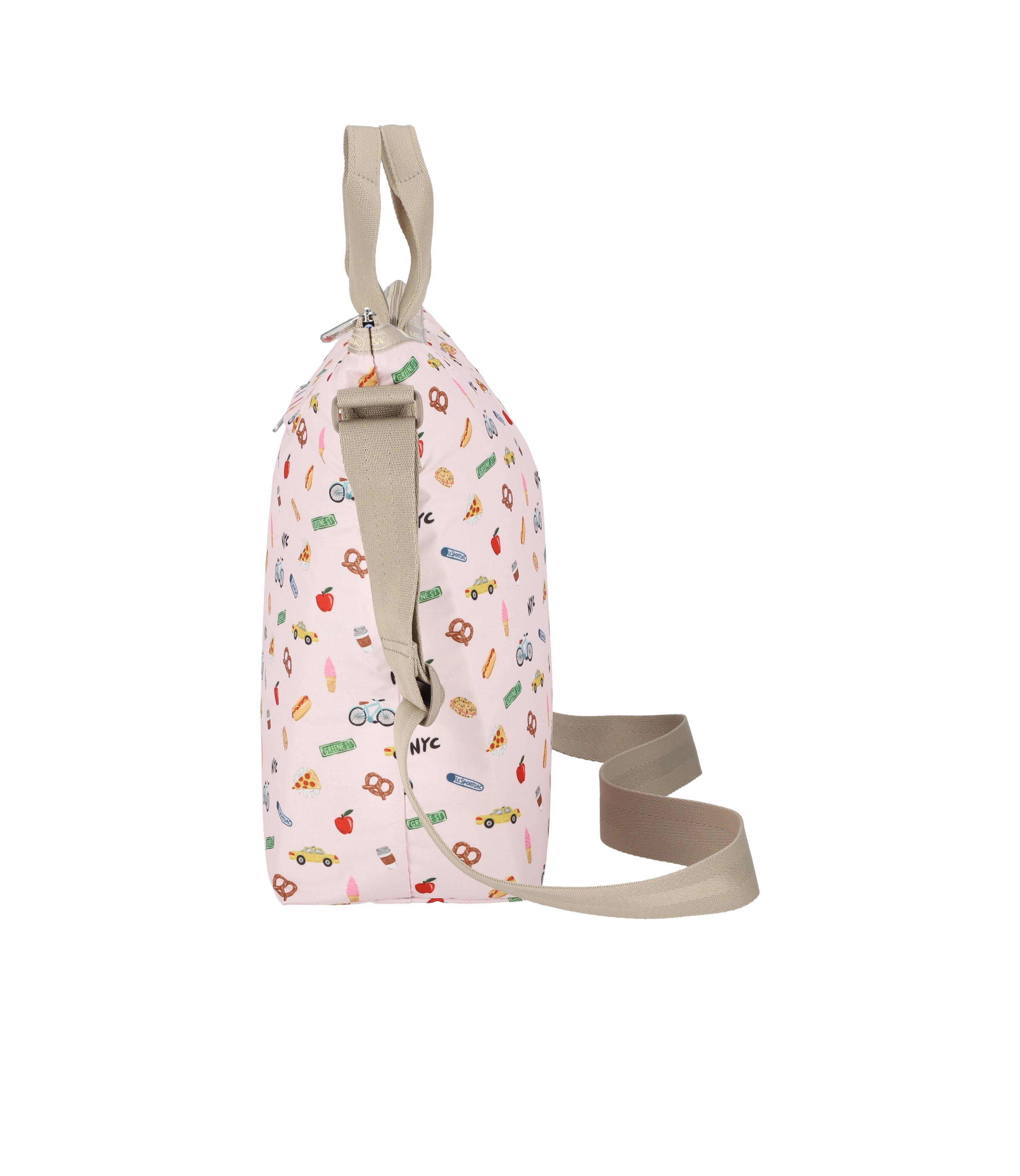 Deluxe Easy Carry Tote - NYC Icons Pink print – LeSportsac