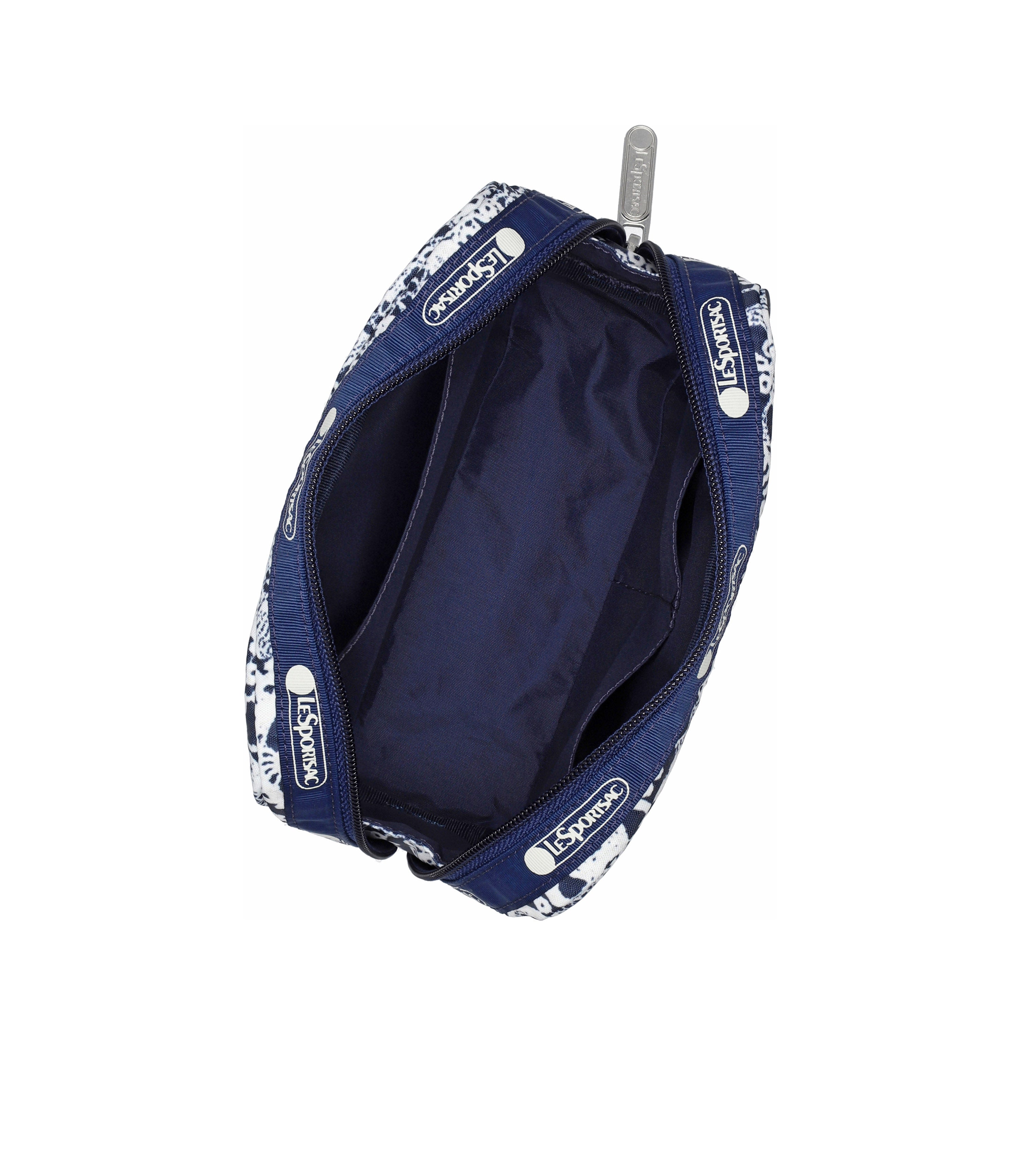 Rectangular Cosmetic - Floral Lace Navy print – LeSportsac