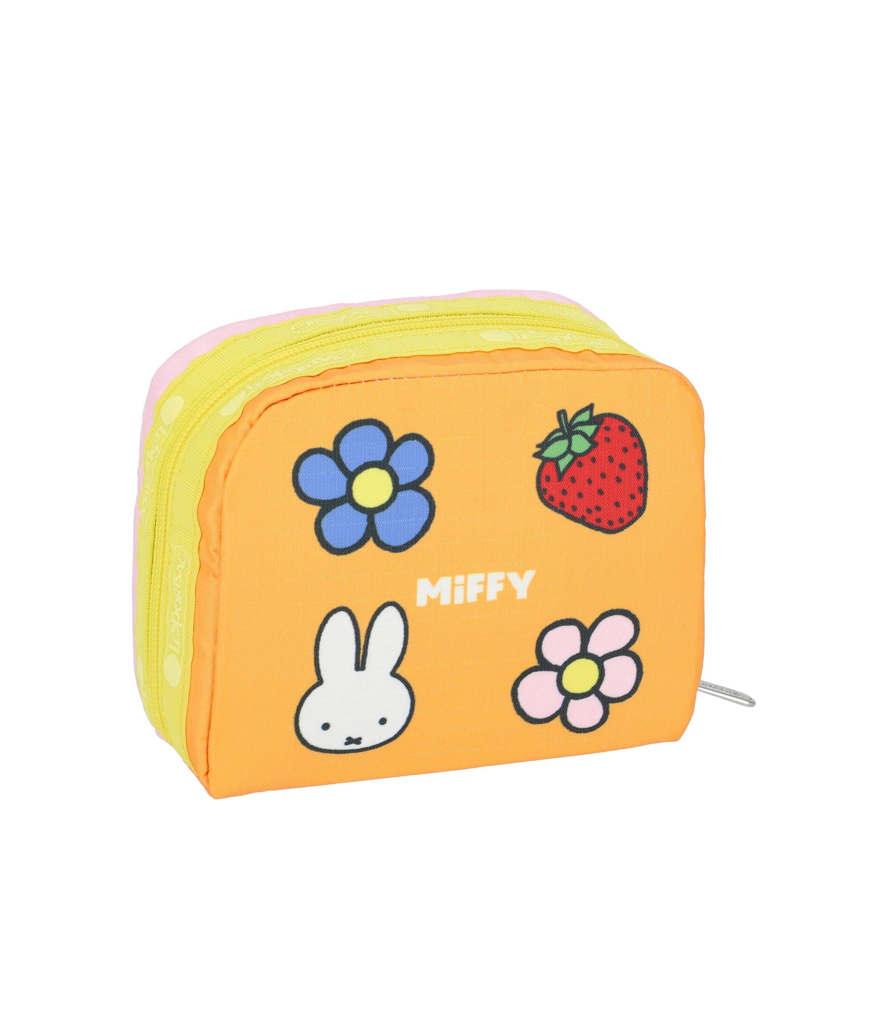 Square Cosmetic - Miffy Pink/Orange Square Cosmetic – LeSportsac