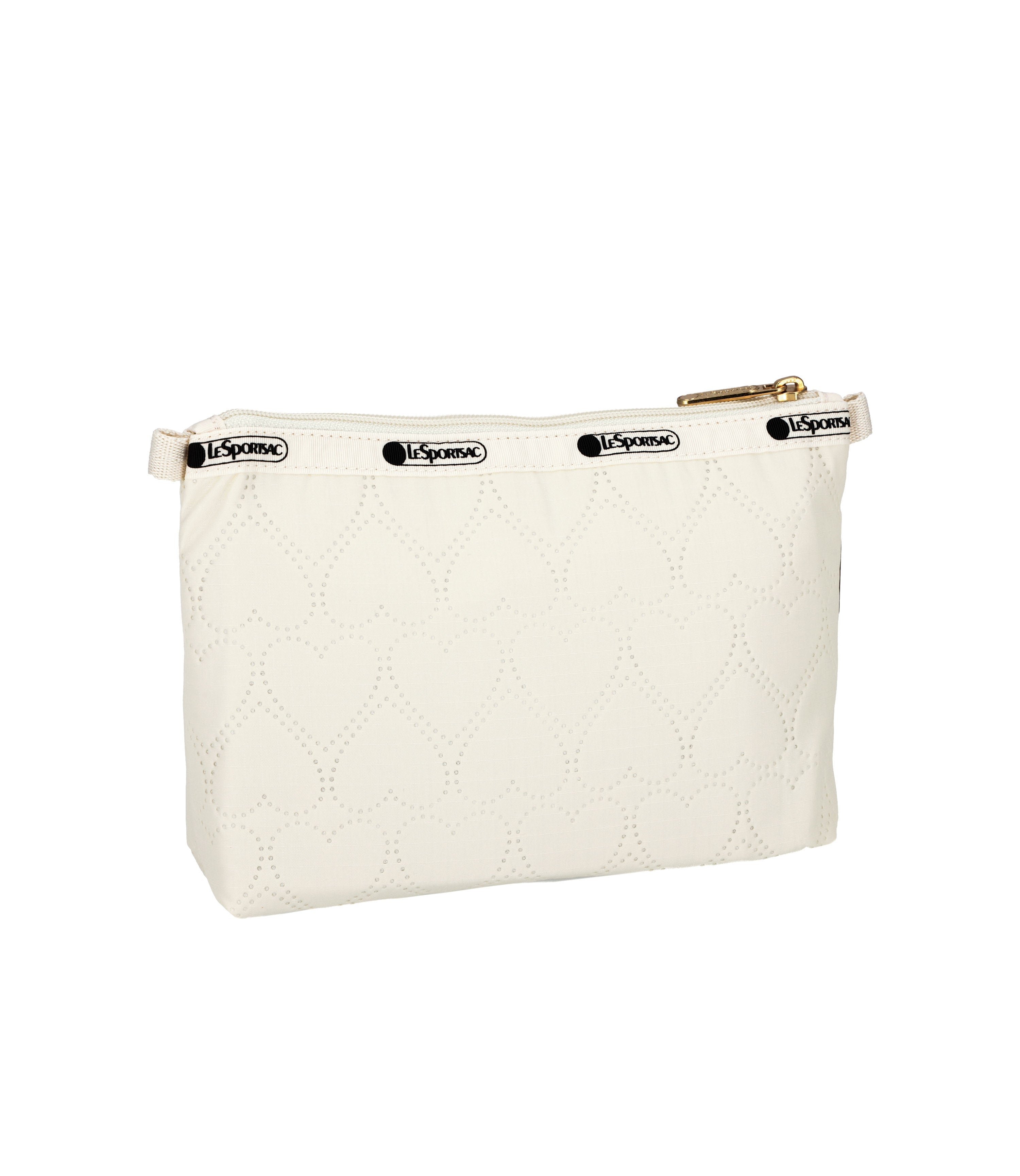 Cosmetic Clutch - Ecru Heart Deboss – LeSportsac