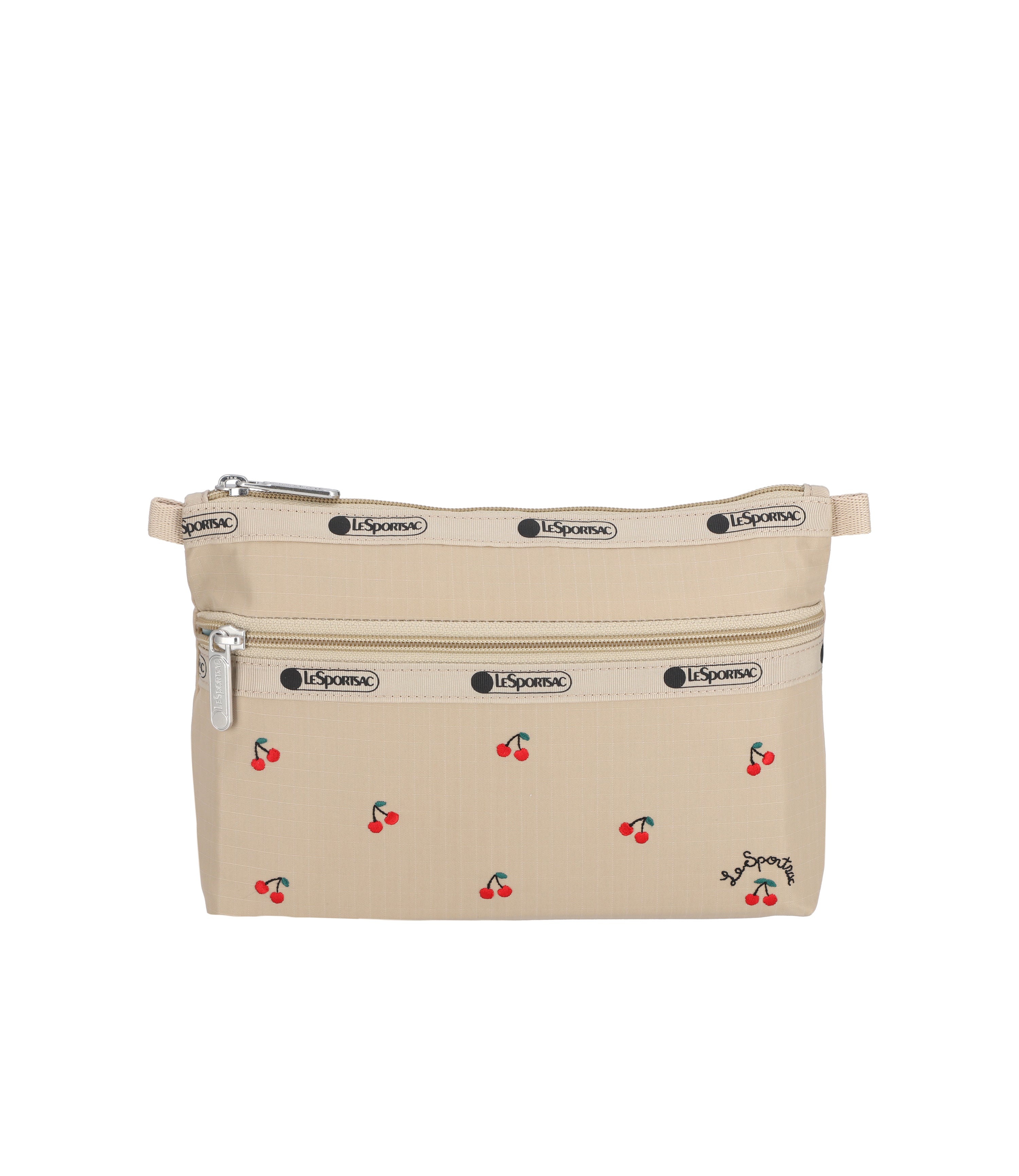 Cosmetic Clutch - Cherry Embroidery – LeSportsac