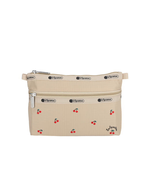 LACTDEW 3点セット Cosmetic Clutch - Cherry Embroidery – LeSportsac