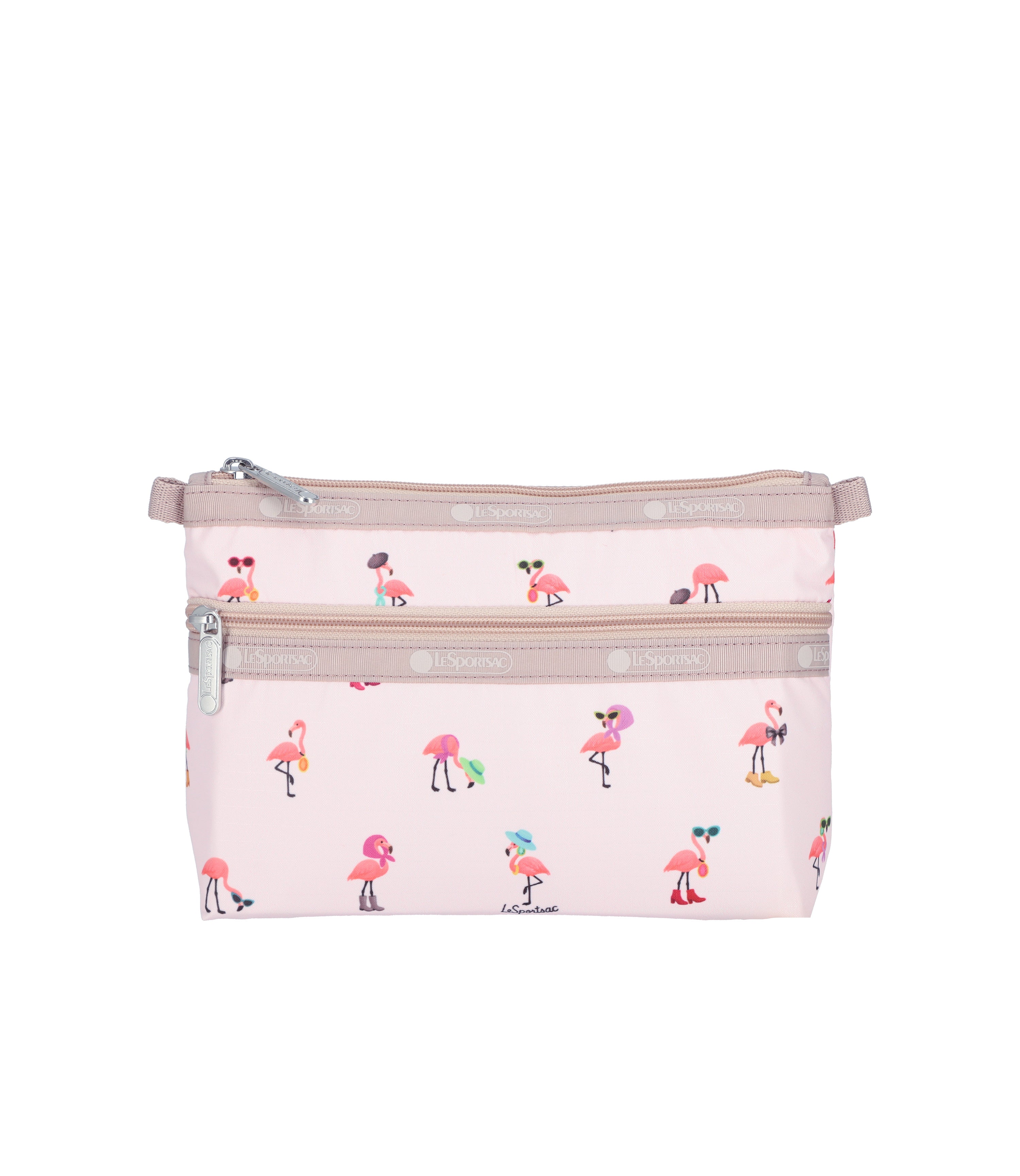 Cosmetic Clutch - Flamingo Party print – LeSportsac