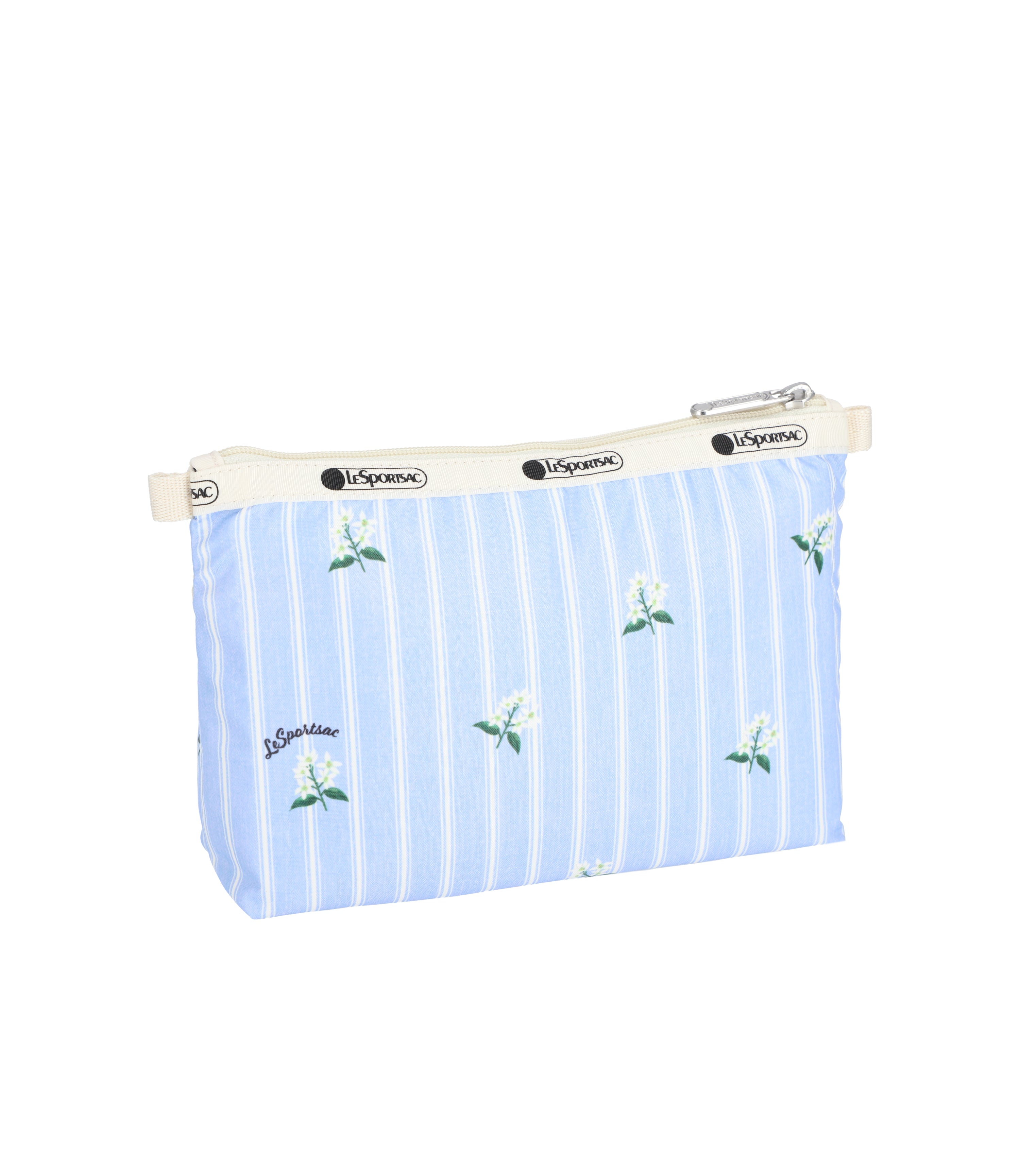 Cosmetic Clutch - Jasmine Stripe print – LeSportsac Cosmetic Clutch - Jasmine Stripe print – LeSportsac