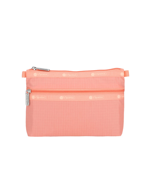 Cosmetic Clutch - Coral Punch solid – LeSportsac