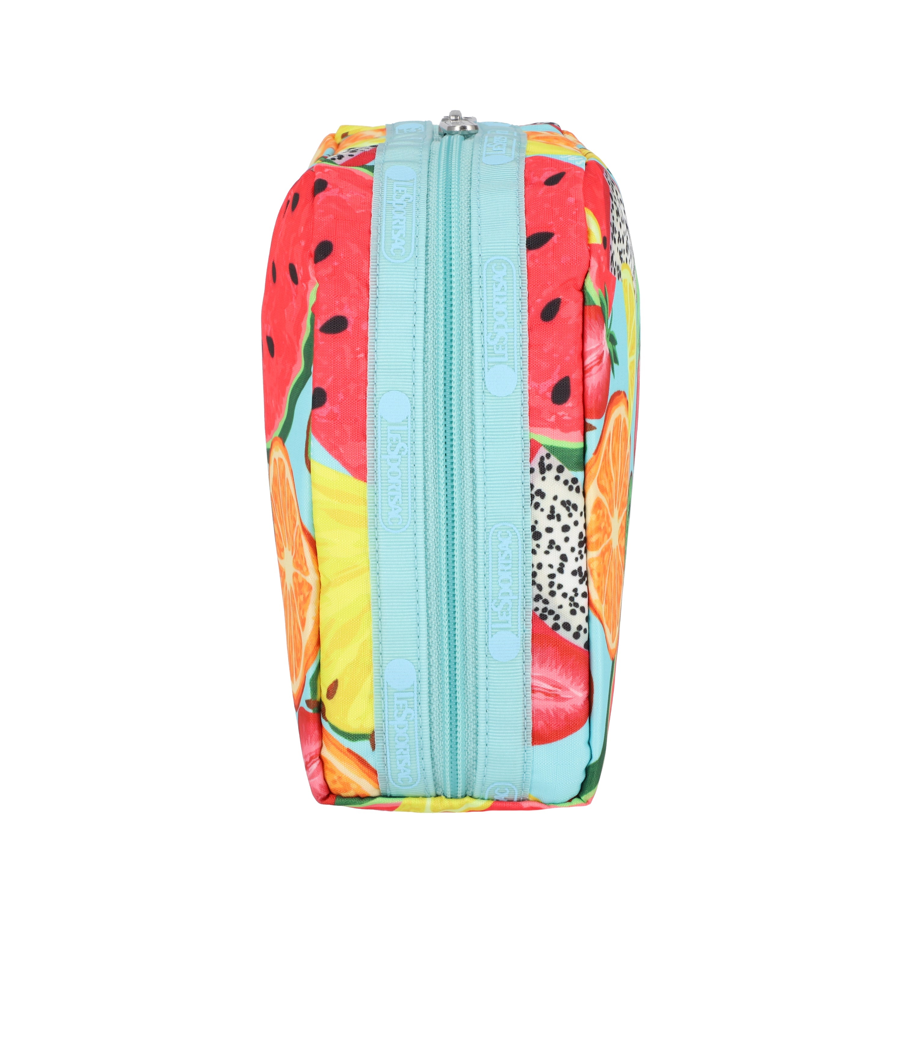 Extra Large Rectangular Cosmetic - Tropical Fruits print