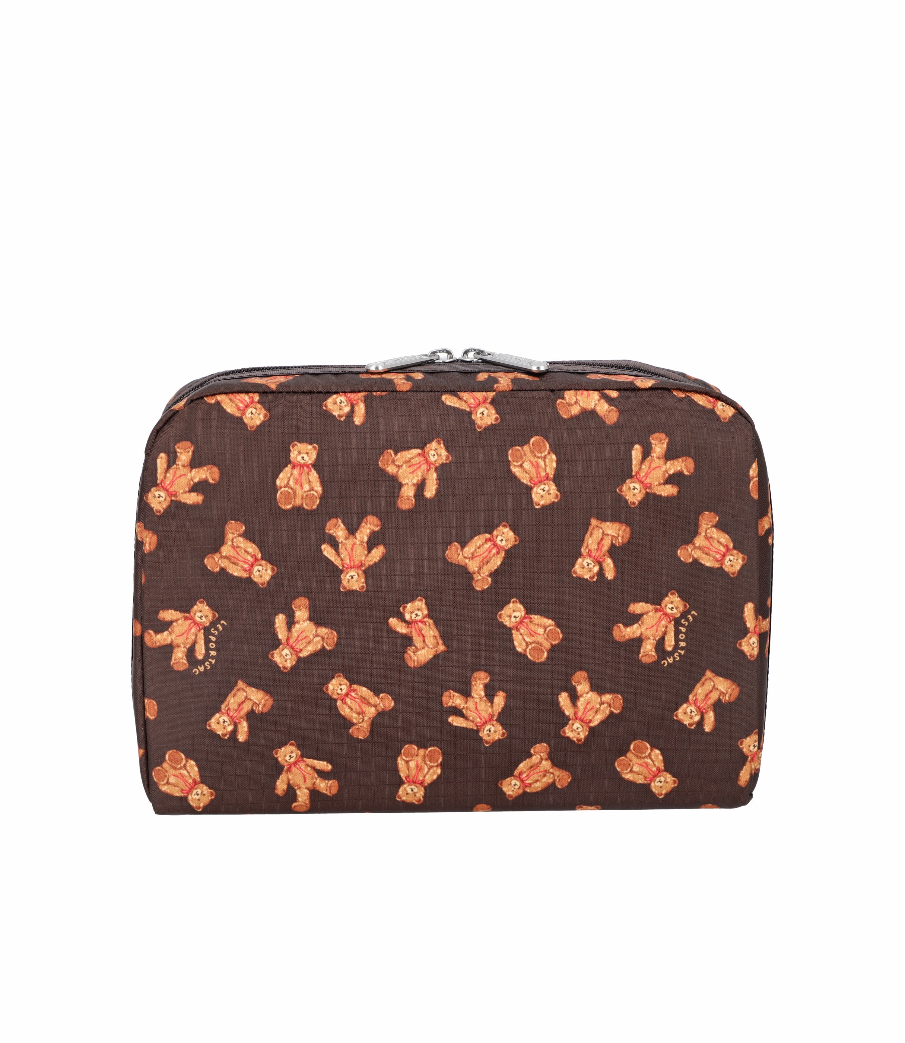 Extra Large Rectangular Cosmetic - Teddy Bear Wonderland print