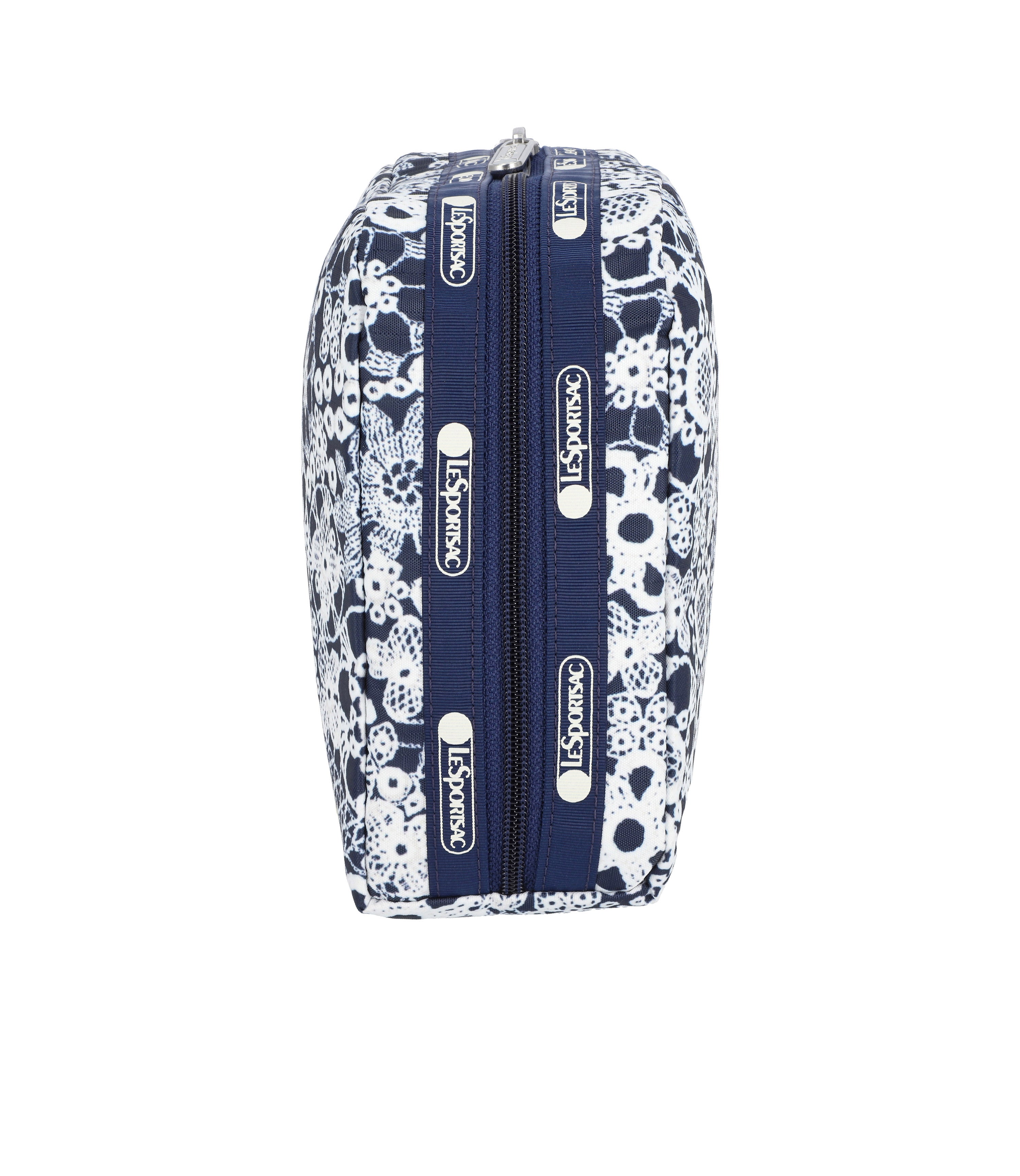 Extra Large Rectangular Cosmetic - Floral Lace Navy print – LeSportsac
