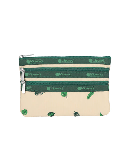 【LeSportsac】3ーZIP COSMETICハリボ Navy Blue 3-Zip Cosmetic Bag | LeSportsac