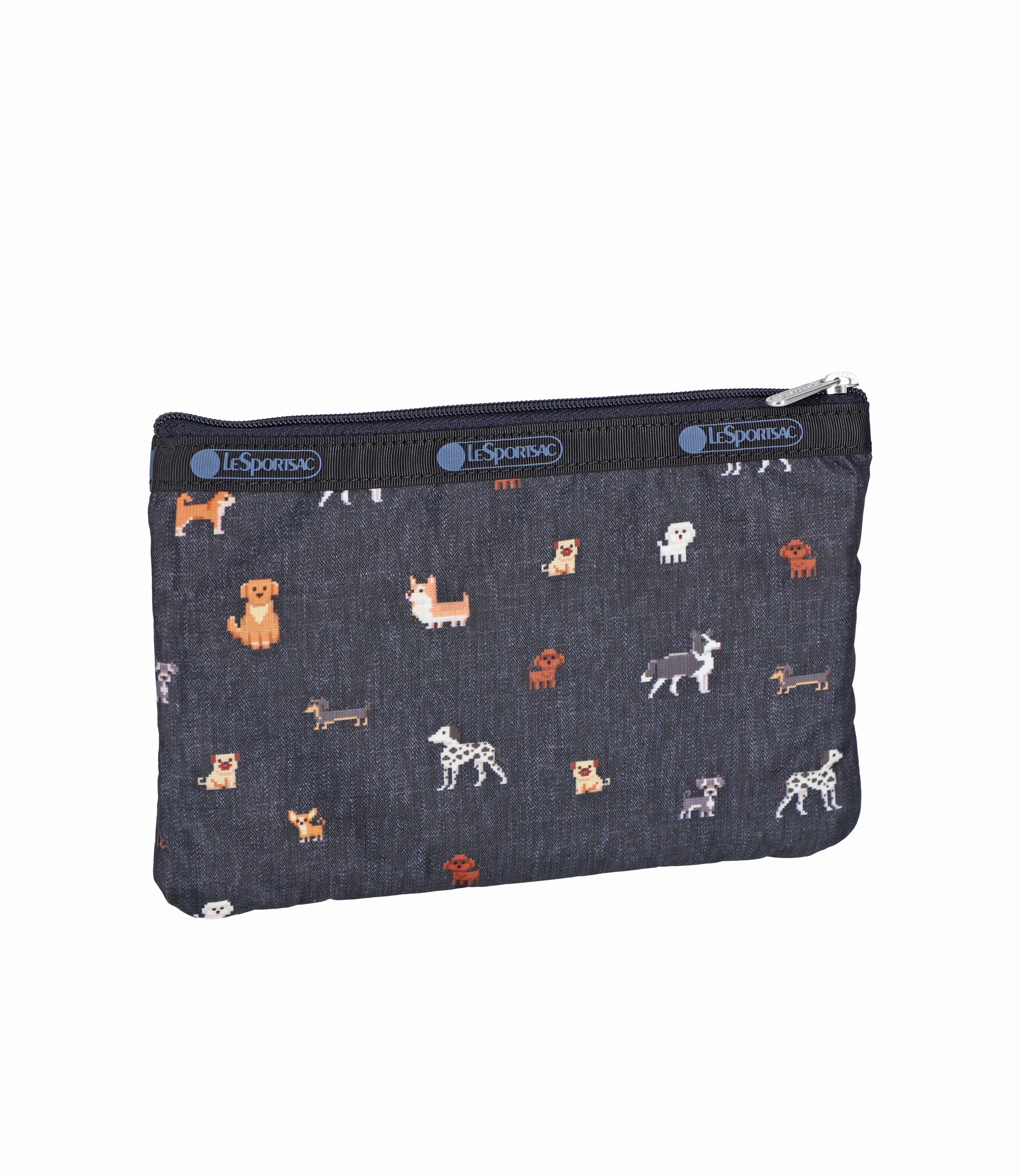 3-Zip Cosmetic - Woof Wonderland print – LeSportsac