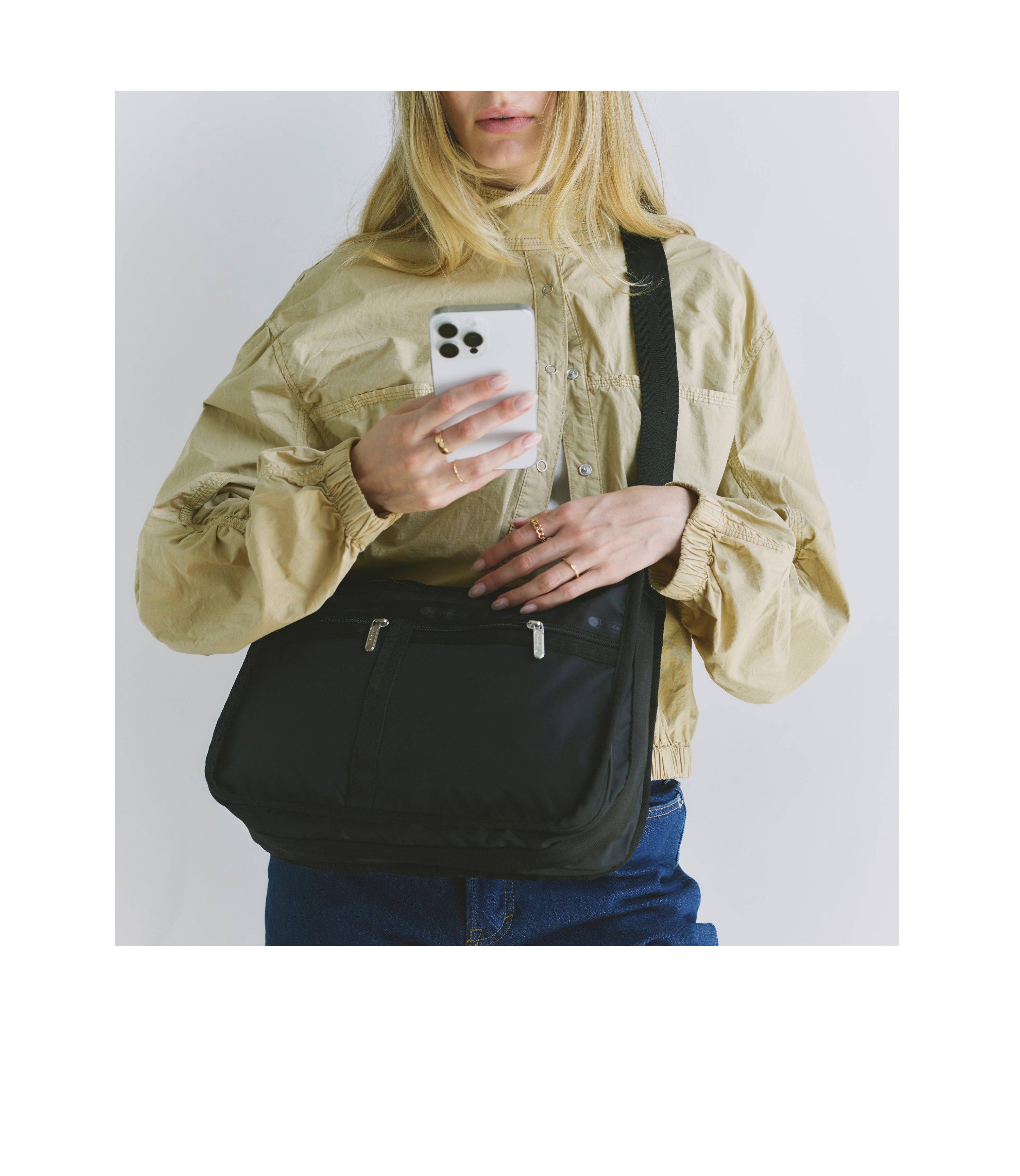 Black Deluxe Everyday Bag | Lightweight & Versatile Everyday Bag