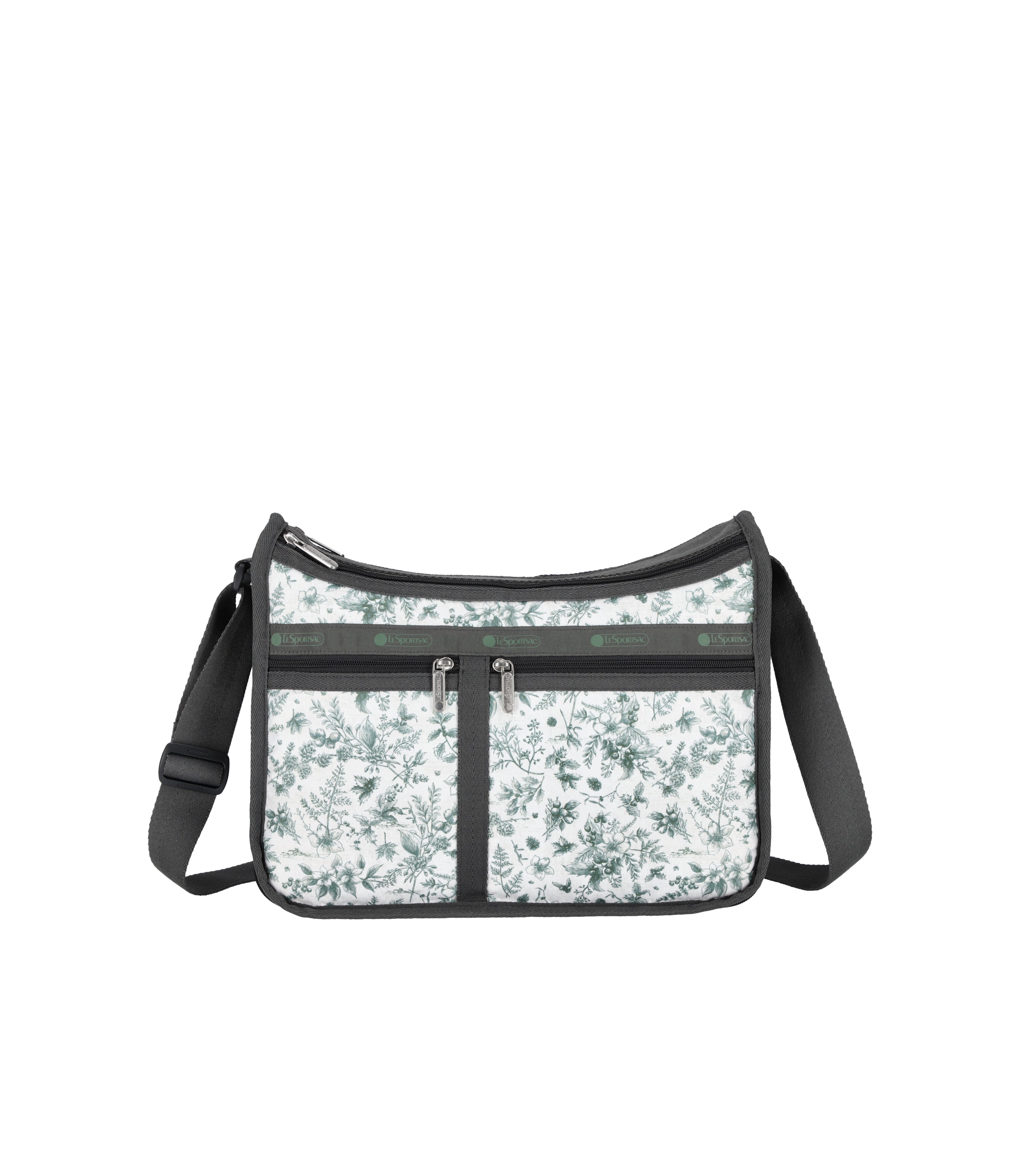 Deluxe Everyday Bag Olive Hol Toile de Jouy print LeSportsac