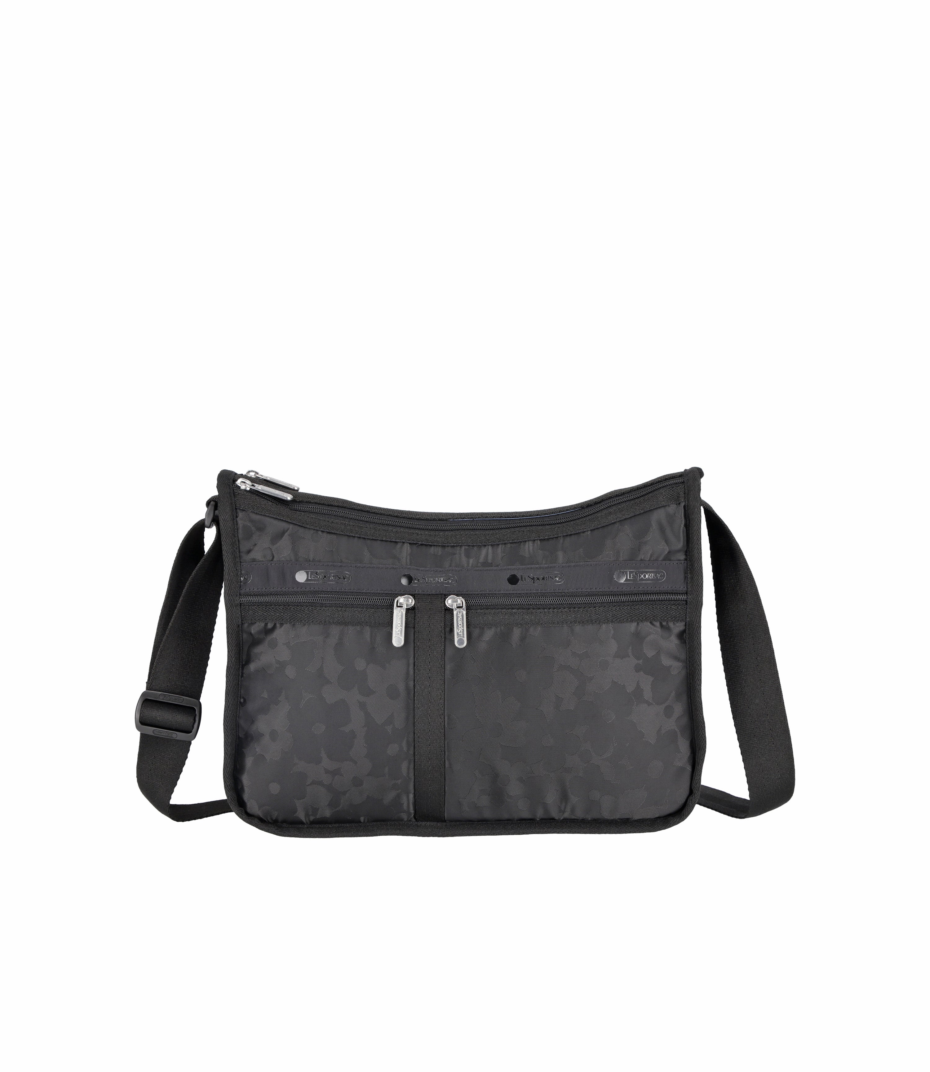 Deluxe Everyday Bag - Black Floral Jacquard – LeSportsac