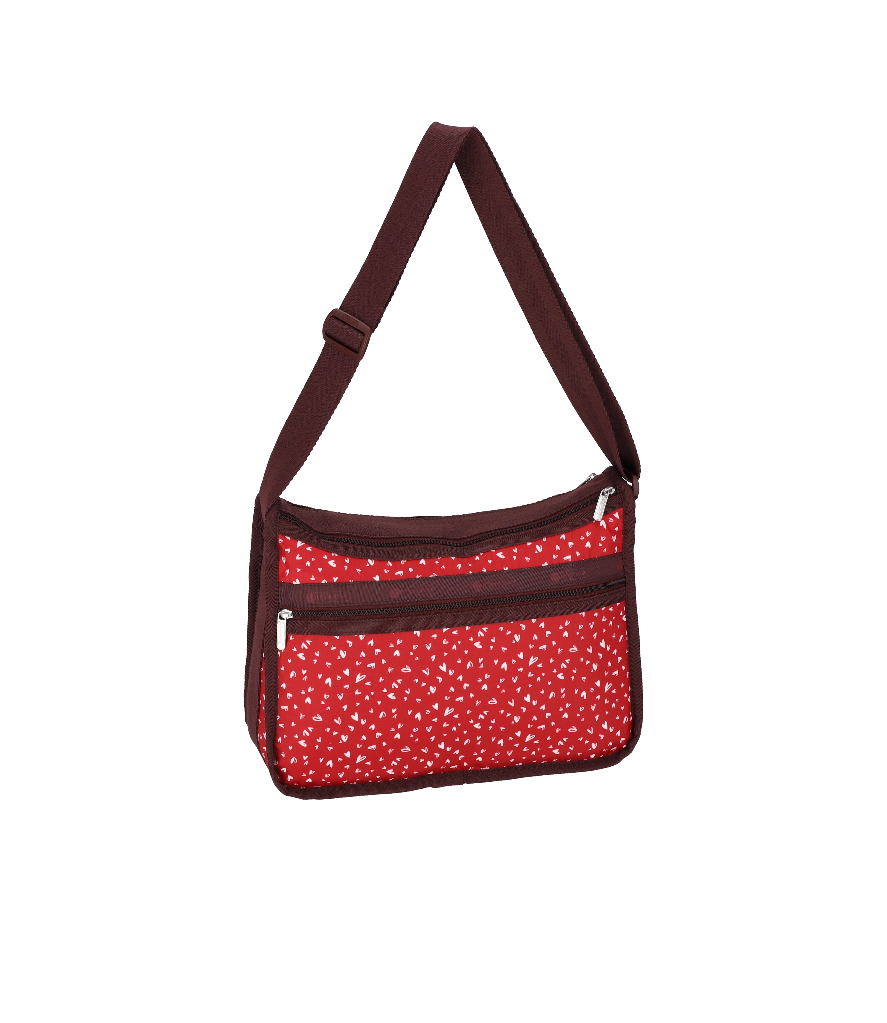 Deluxe Everyday Bag - Red Mini Hearts print – LeSportsac