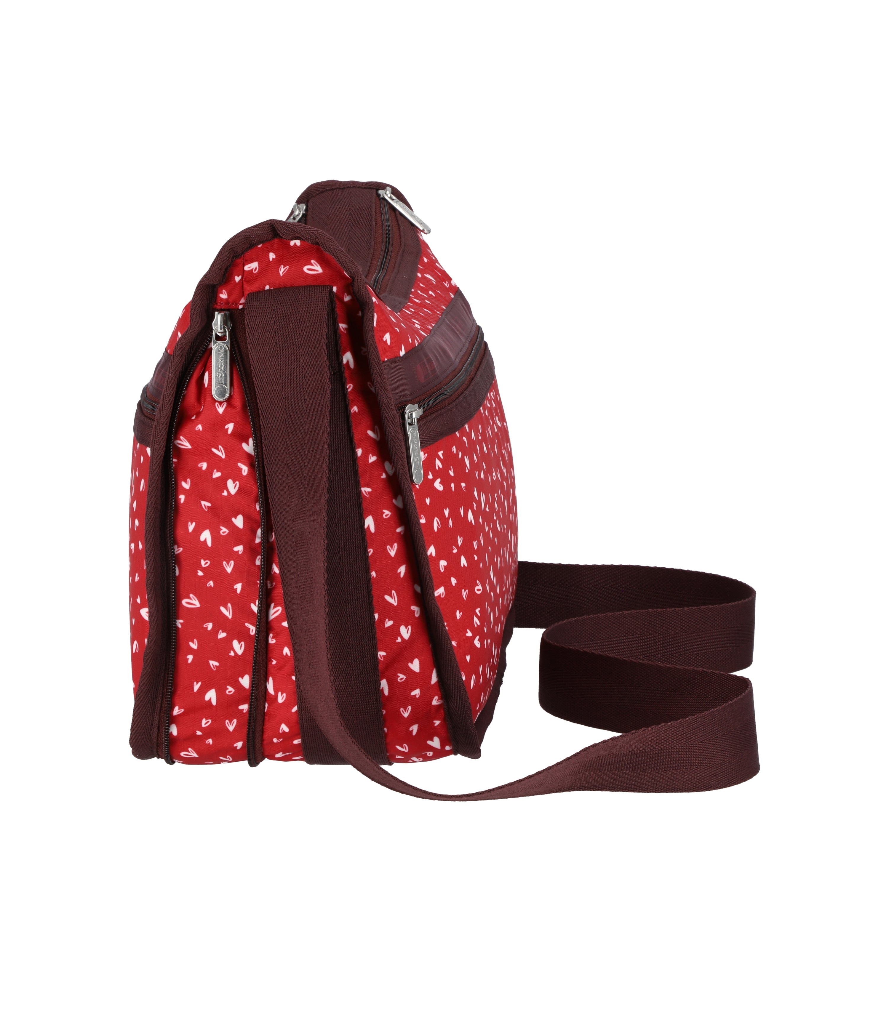 Deluxe Everyday Bag - Red Mini Hearts print – LeSportsac