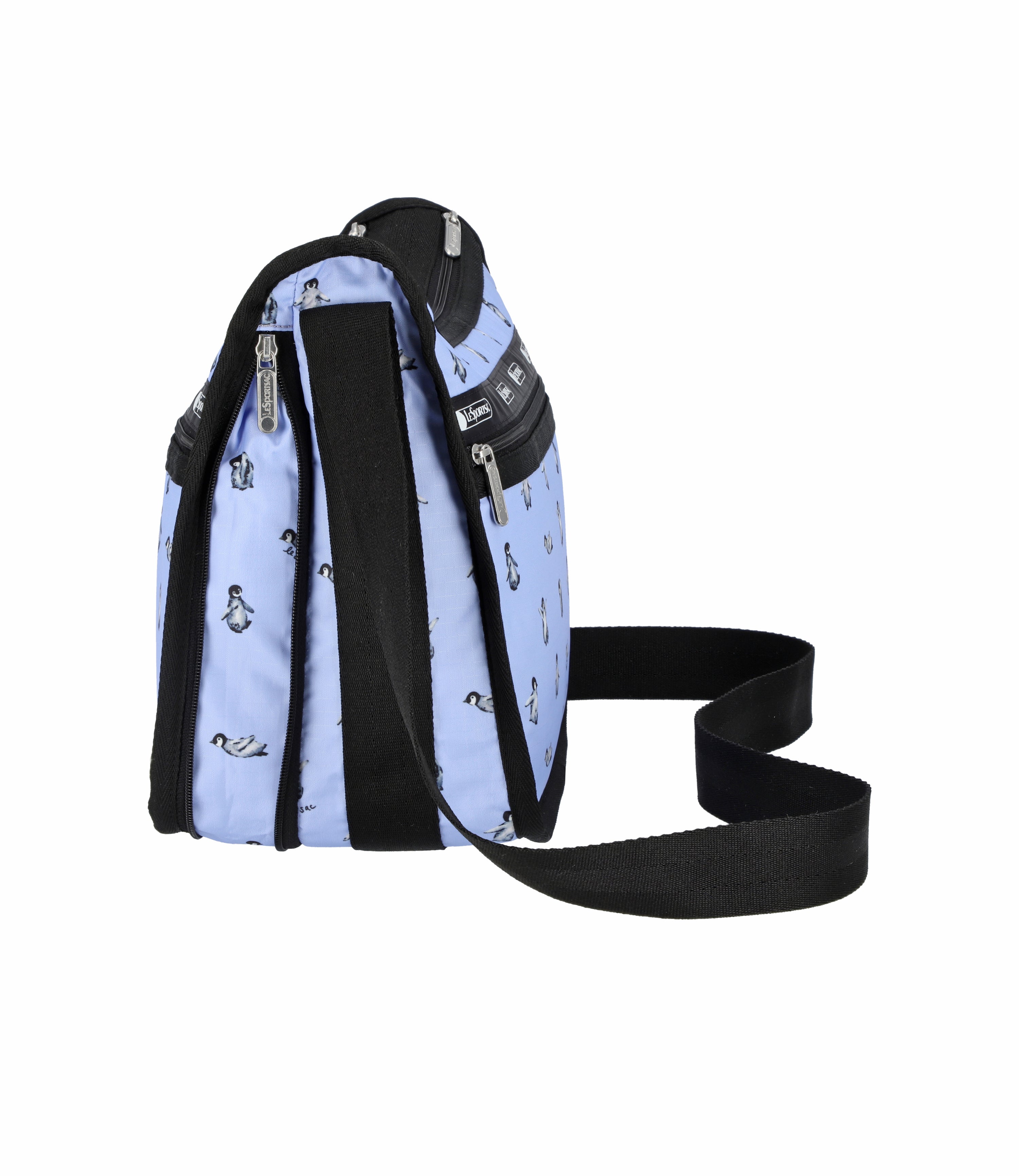 Deluxe Everyday Bag - Petite Penguins Black print – LeSportsac
