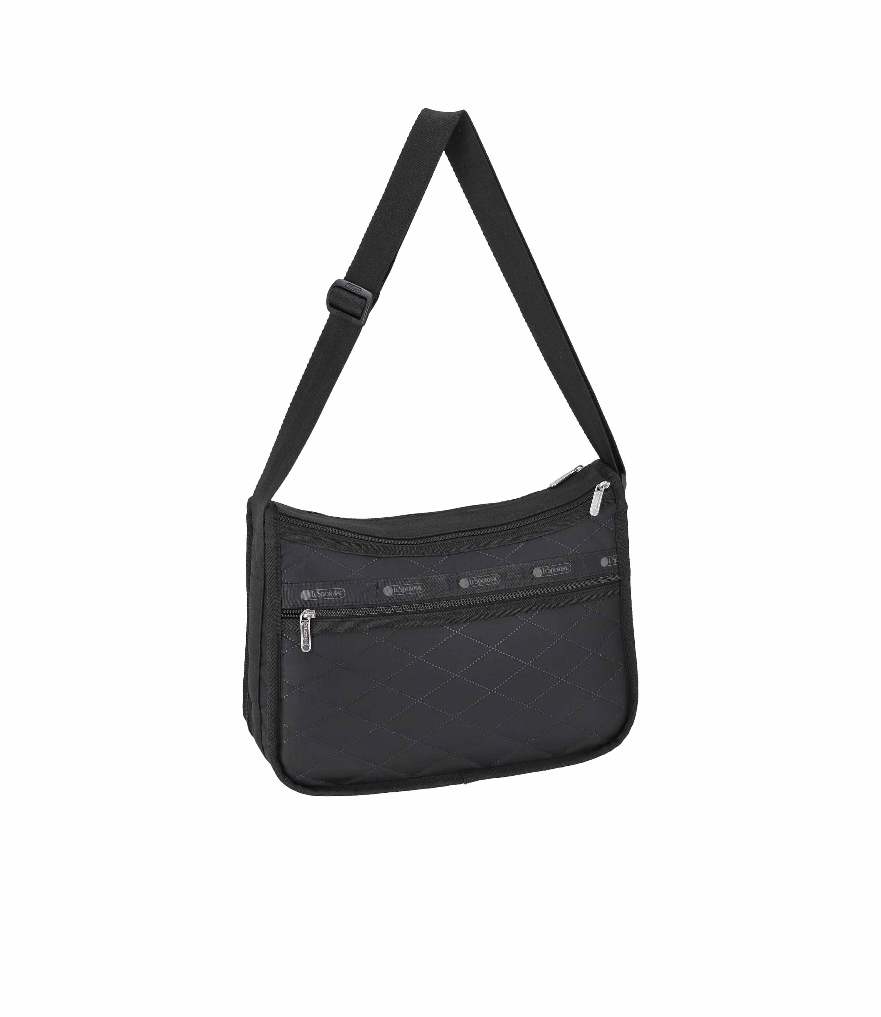 Deluxe Everyday Bag - Black Cross Deboss – LeSportsac