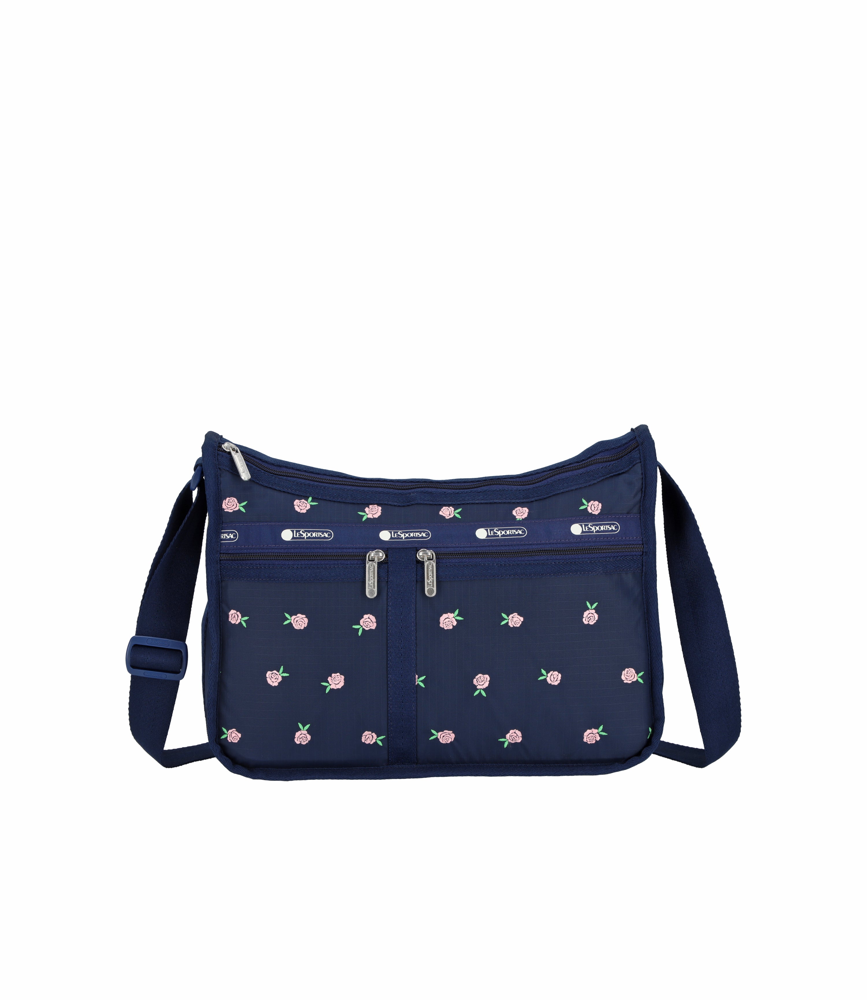 Deluxe Everyday Bag - Pink Roses Embroidery – LeSportsac