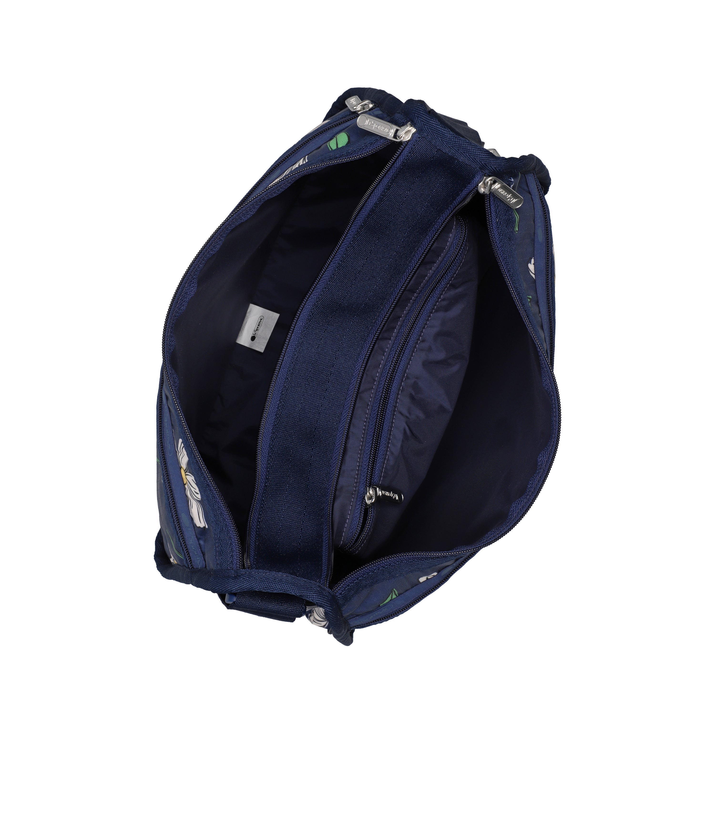 Deluxe Everyday Bag - Floral Blooms Navy print – LeSportsac
