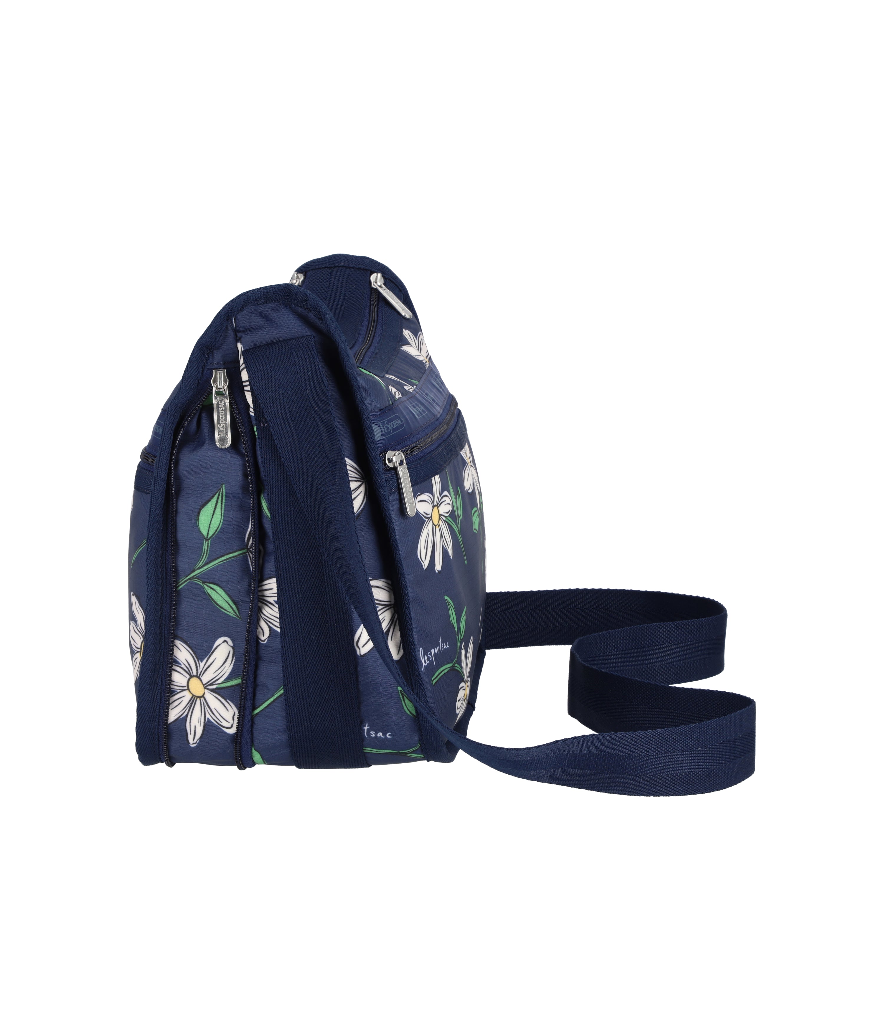 Deluxe Everyday Bag - Floral Blooms Navy print – LeSportsac
