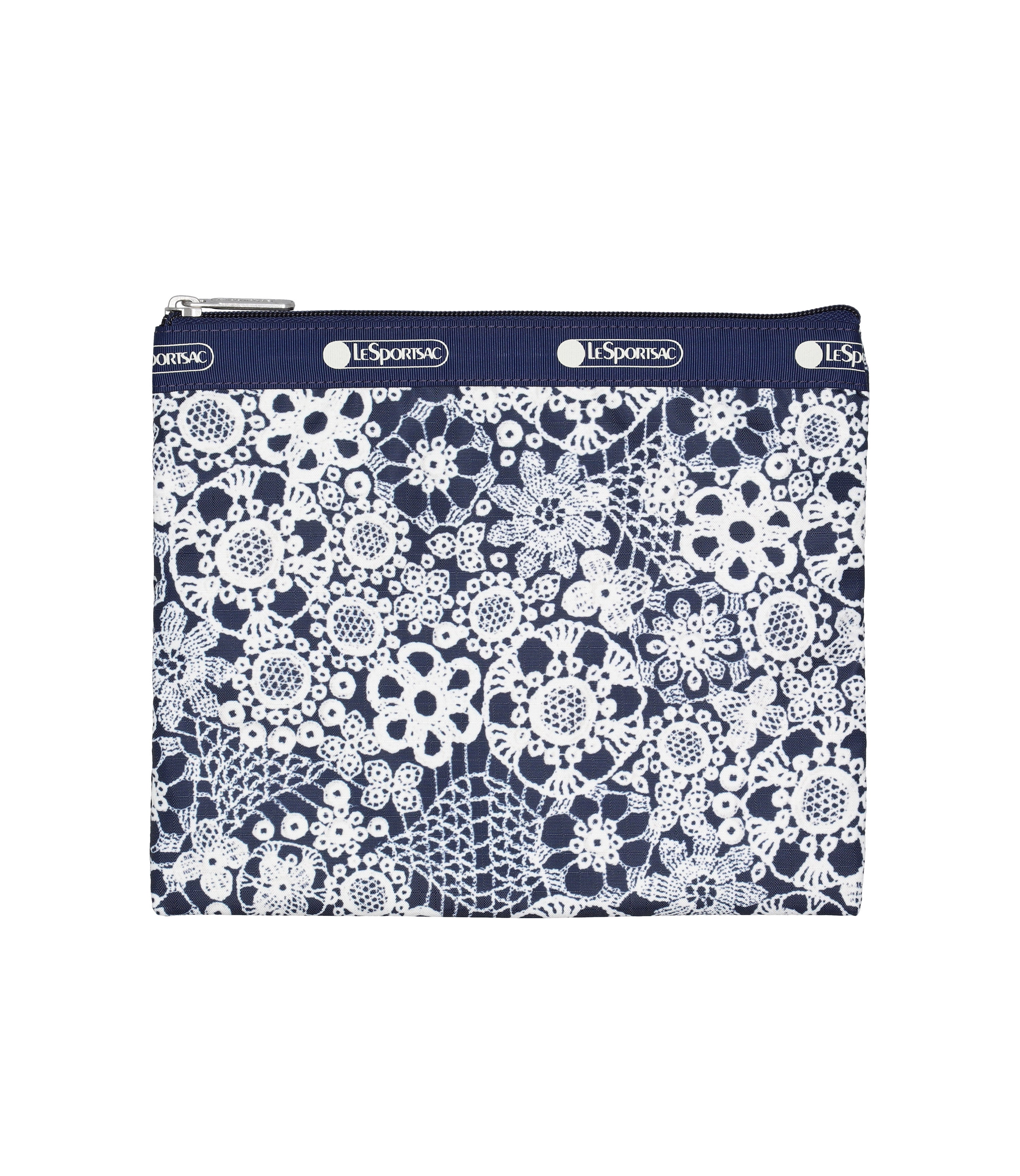 Deluxe Everyday Bag - Floral Lace Navy print – LeSportsac Deluxe Everyday Bag - Floral Lace Navy print – LeSportsac