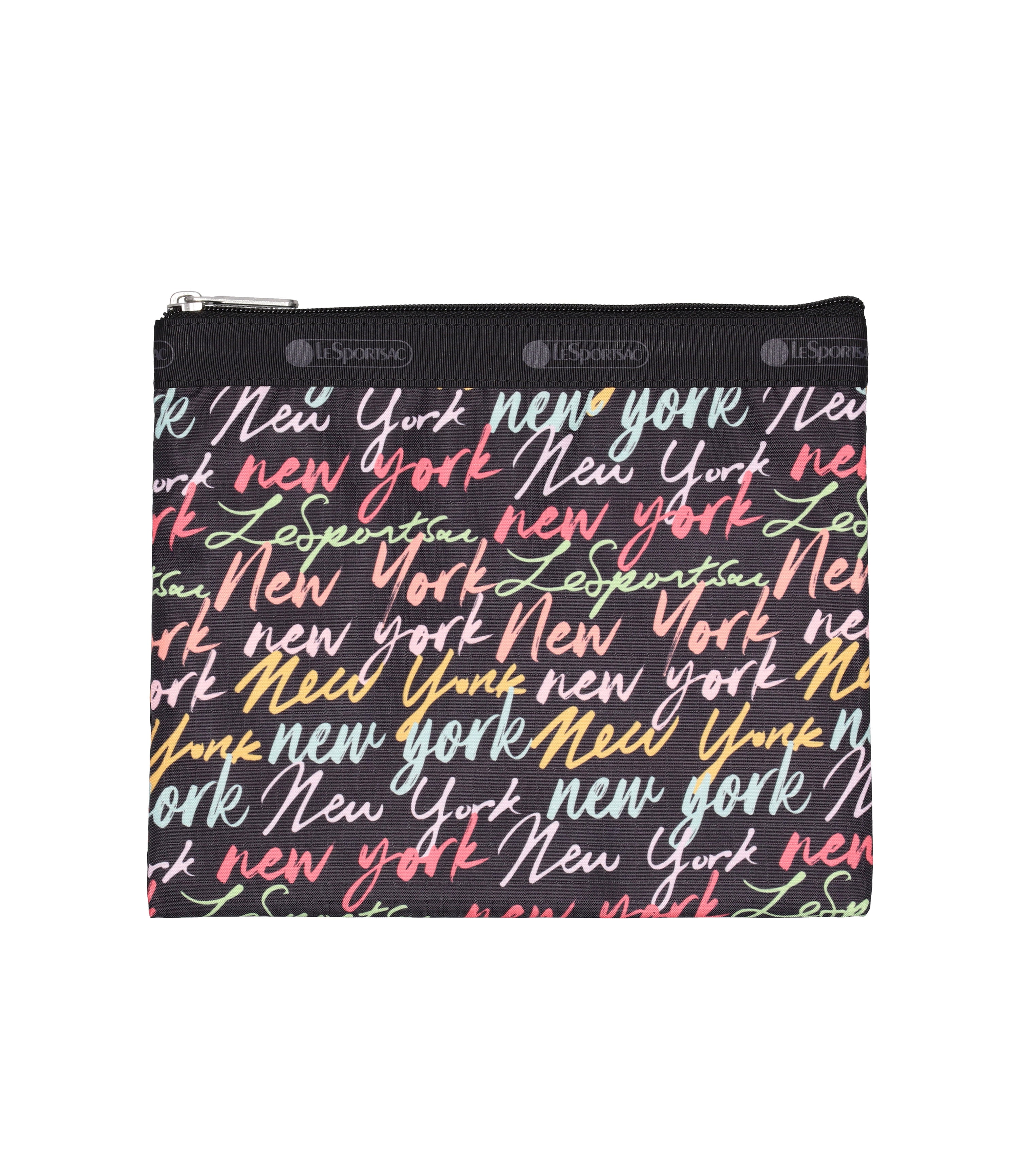 Deluxe Everyday Bag - NYC Script Black print – LeSportsac