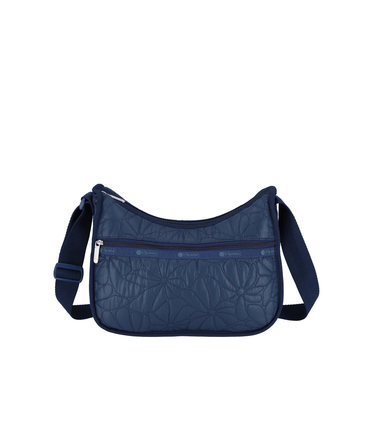 Classic Hobo - Navy Quilted Blooms – LeSportsac