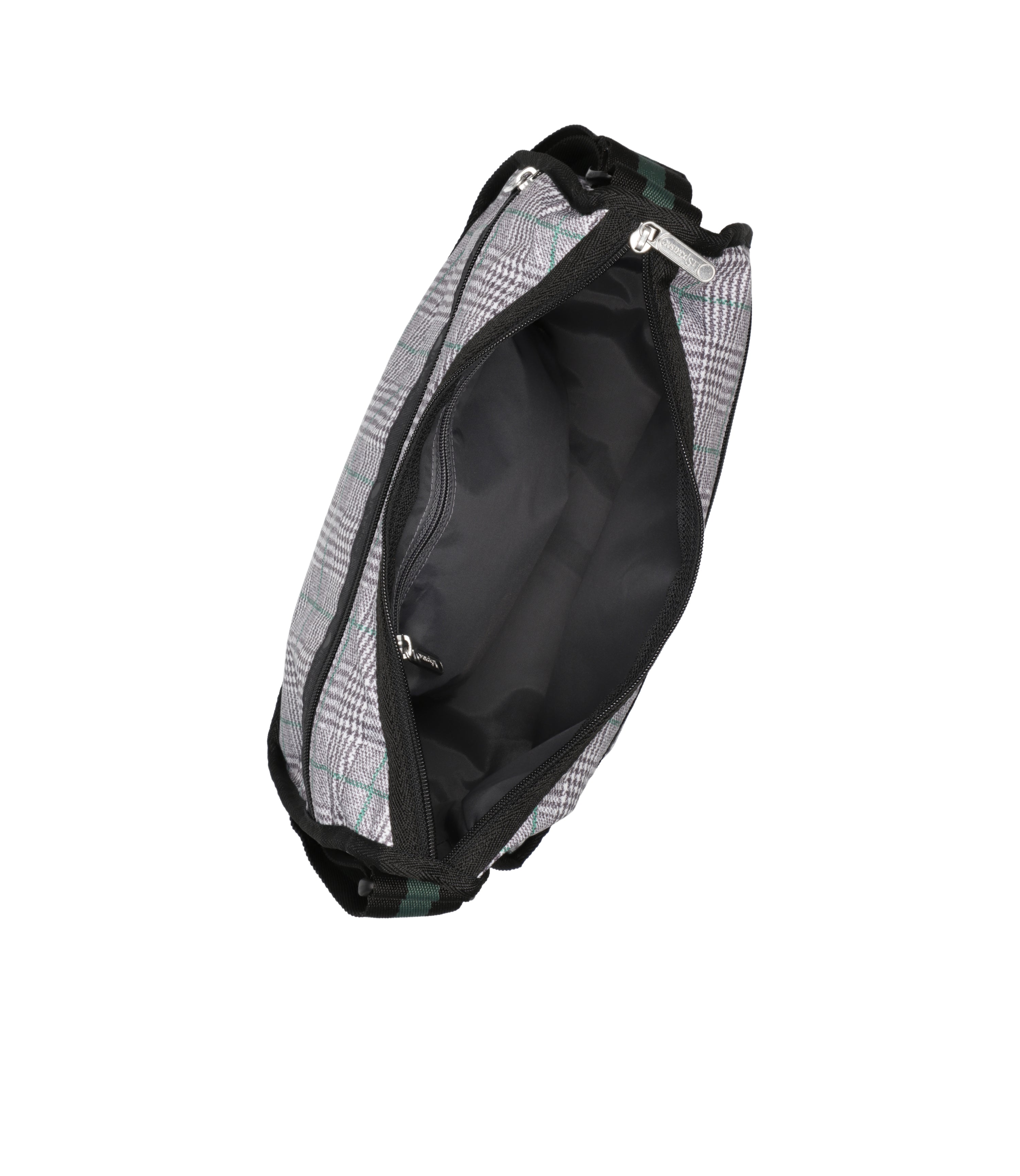 Classic Hobo - Gray/Green Check print – LeSportsac